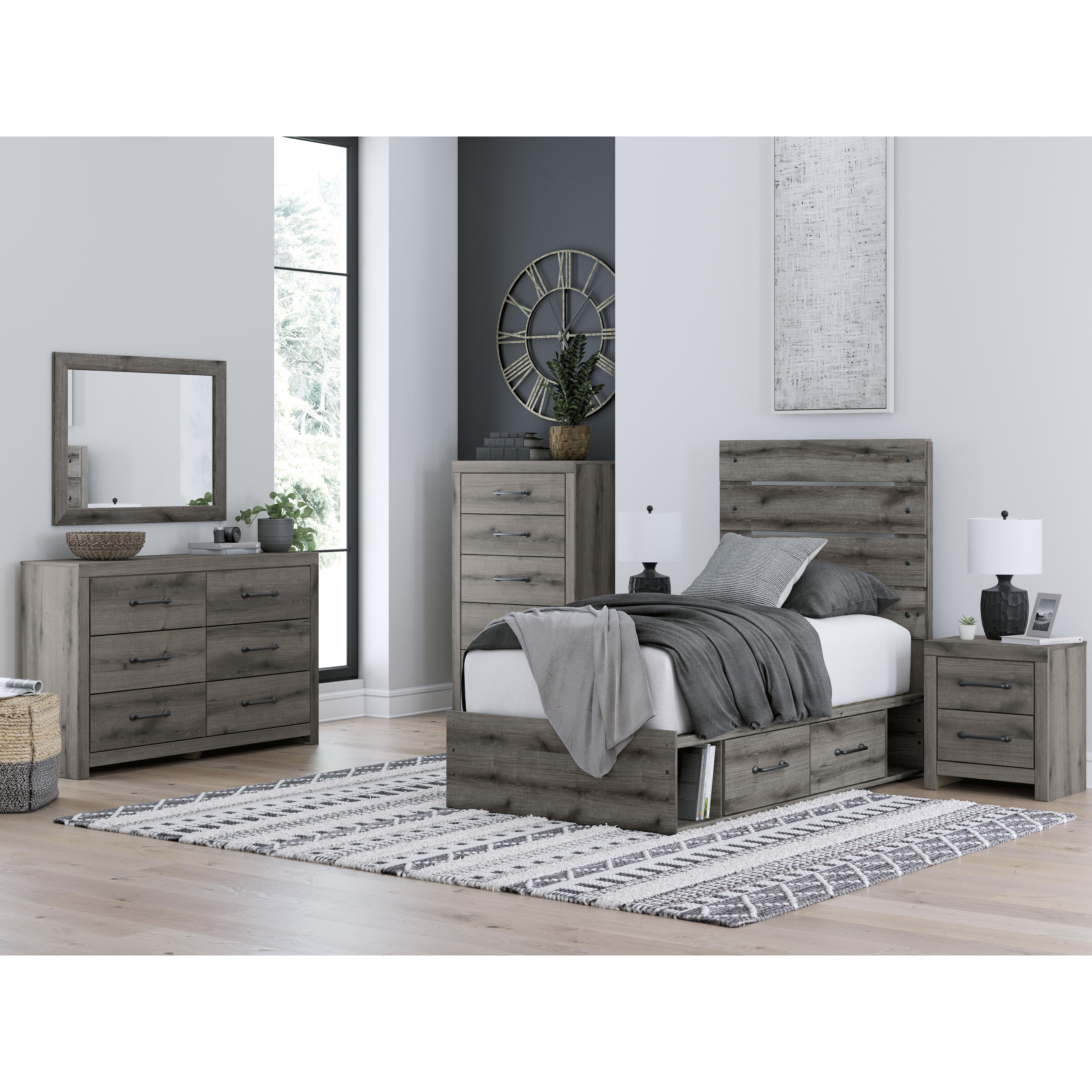 Diamond Modern Furniture Exclusive Design Graystorm Dresser Mirror PCB2405-36 IMAGE 14
