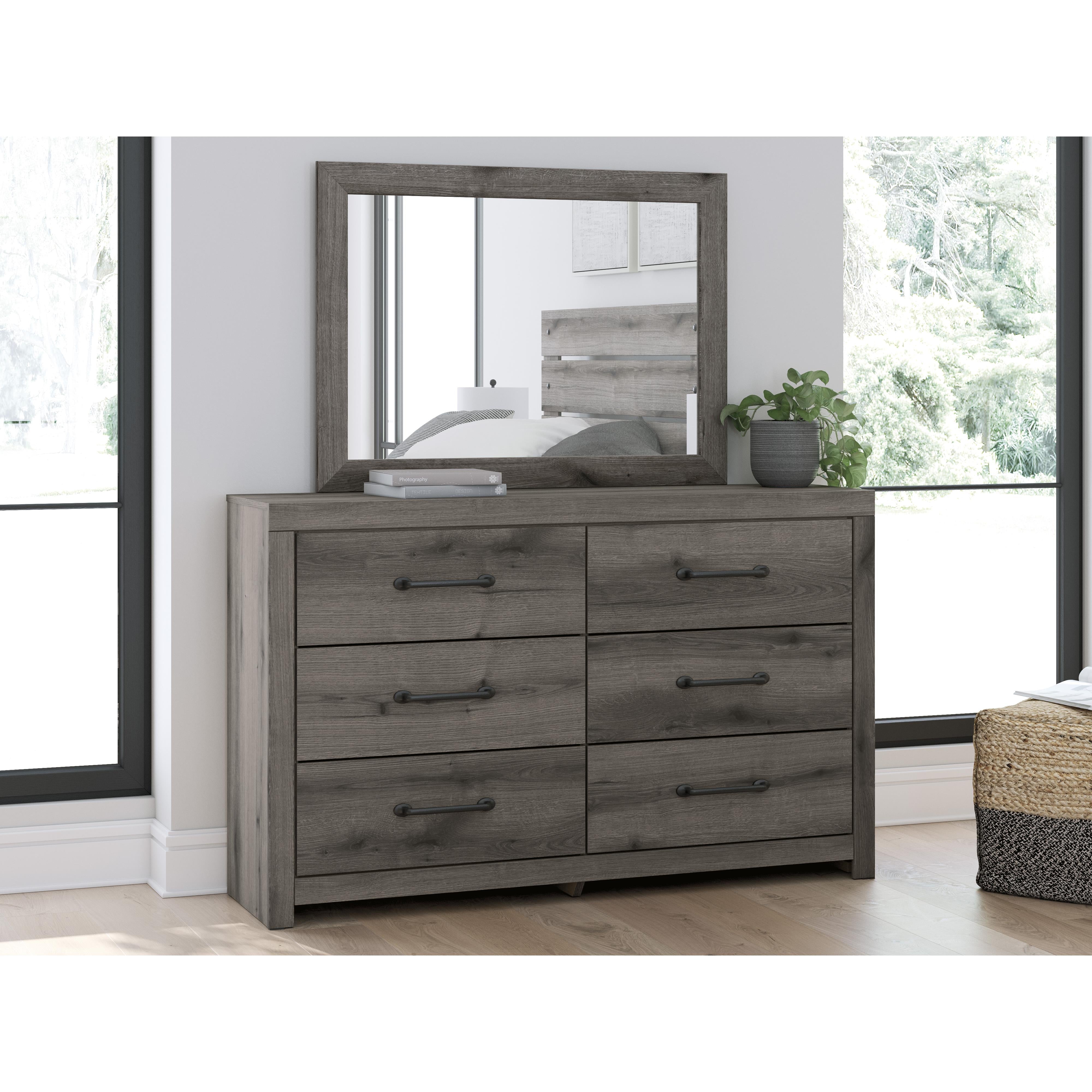 Diamond Modern Furniture Exclusive Design Graystorm Dresser Mirror PCB2405-36 IMAGE 3