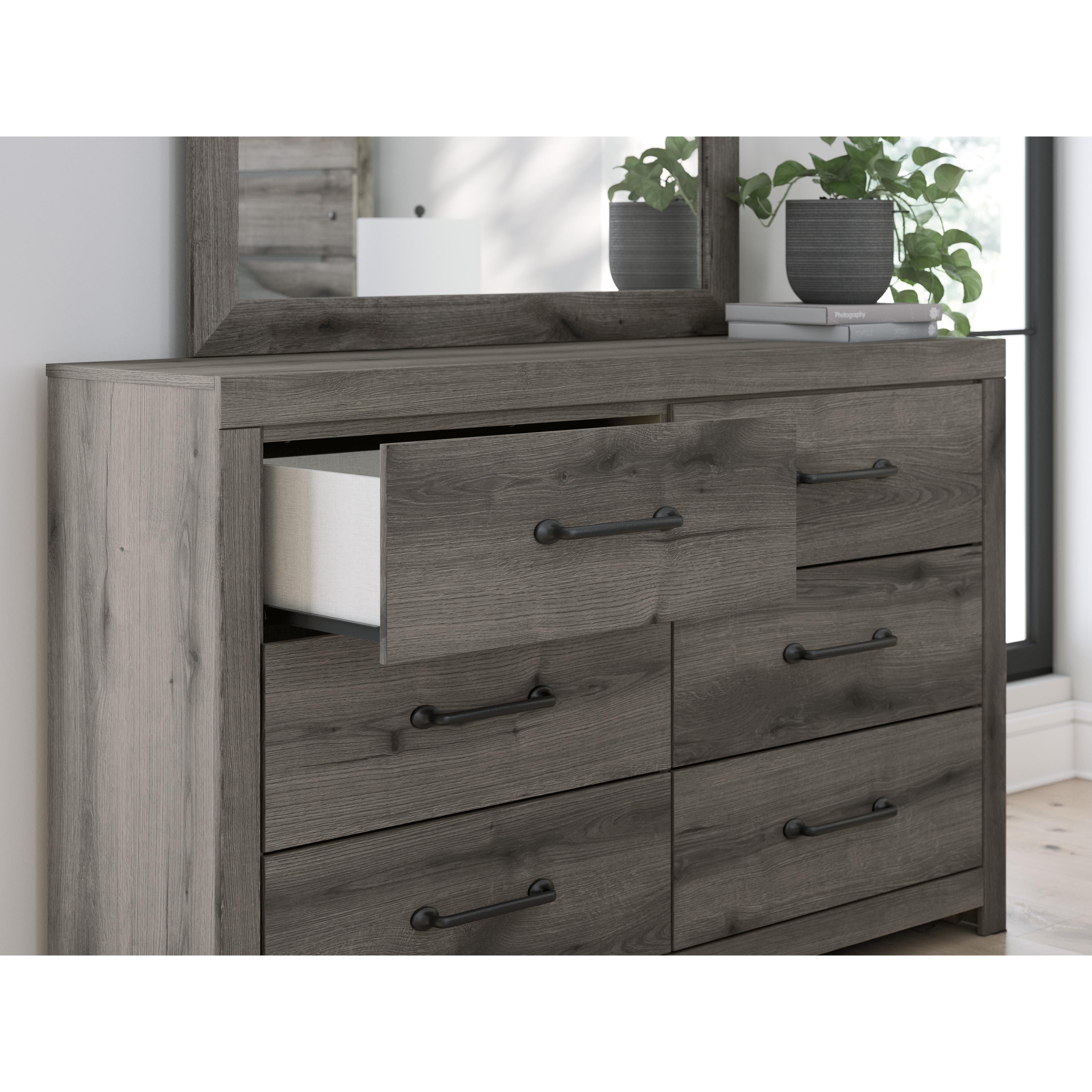 Diamond Modern Furniture Exclusive Design Graystorm Dresser Mirror PCB2405-36 IMAGE 4
