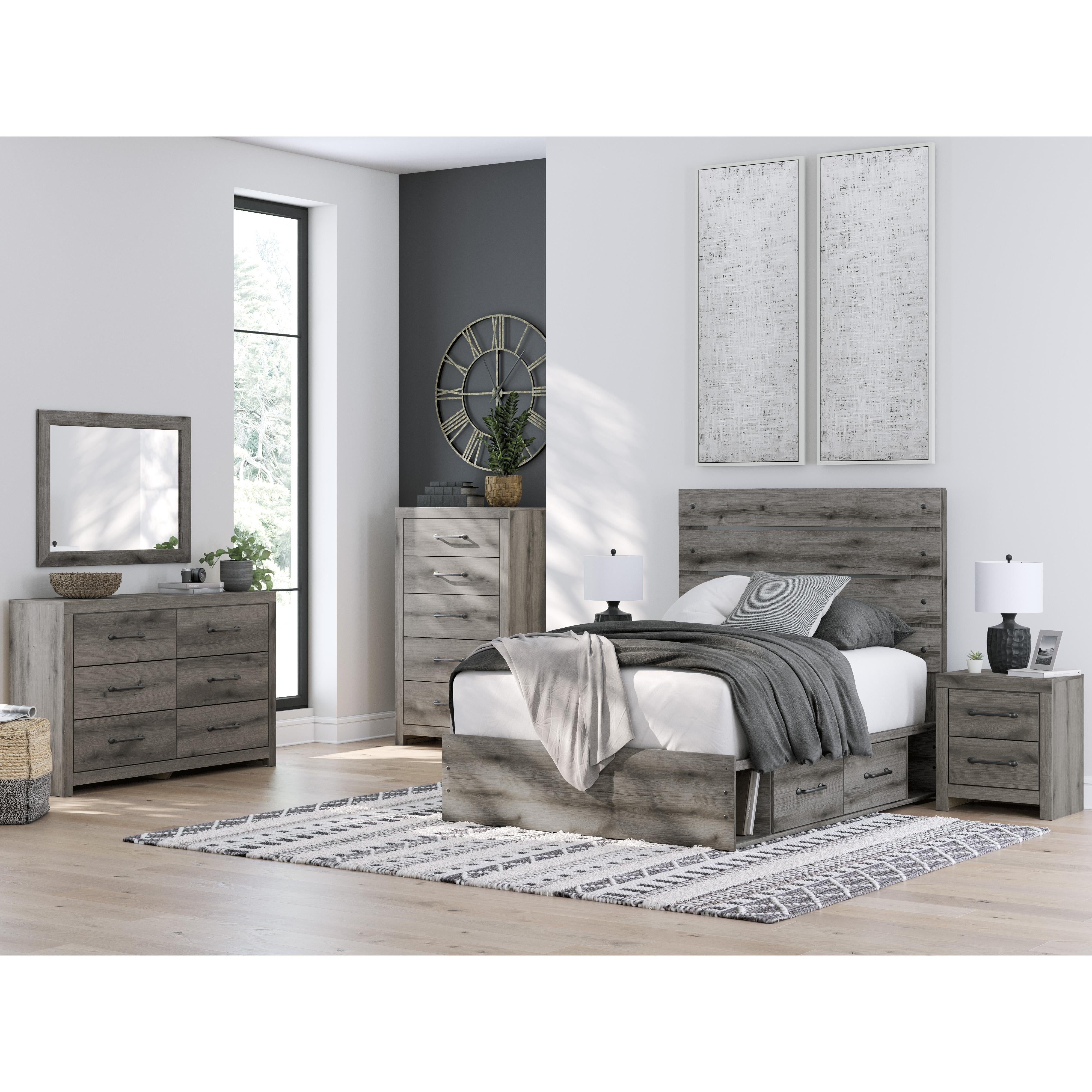 Diamond Modern Furniture Exclusive Design Graystorm Dresser Mirror PCB2405-36 IMAGE 9