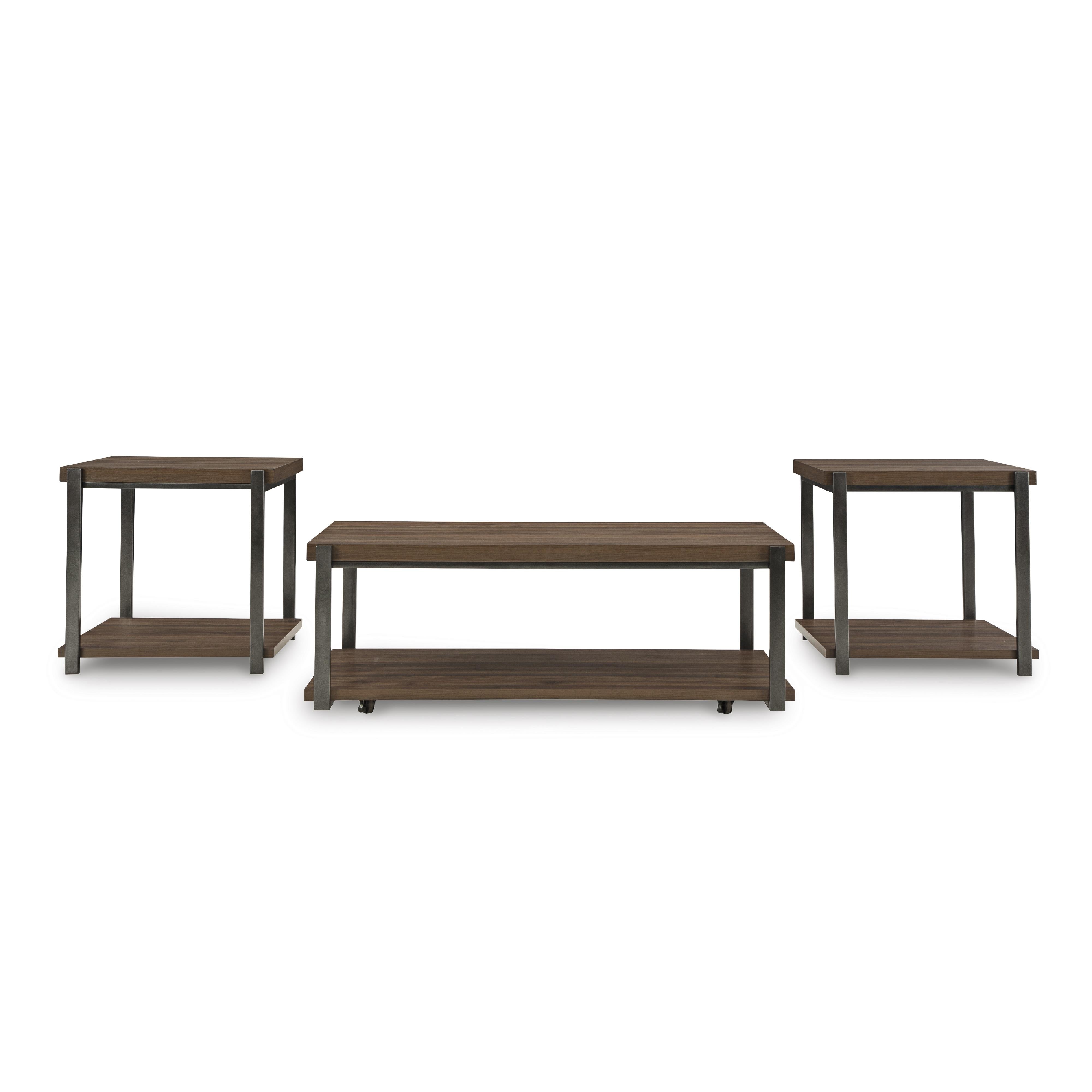 Diamond Modern Furniture Exclusive Design Trindwick Occasional Table Set T381-13 IMAGE 2