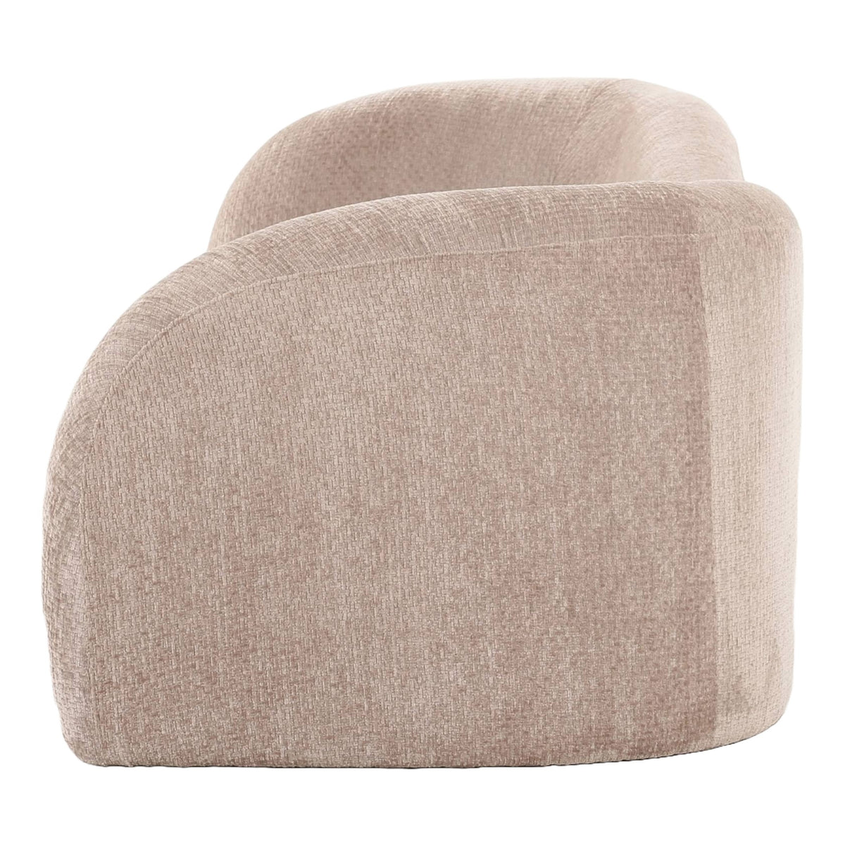 Calico - Contemporary Beige Weave Fabric 4-Seat Sofa