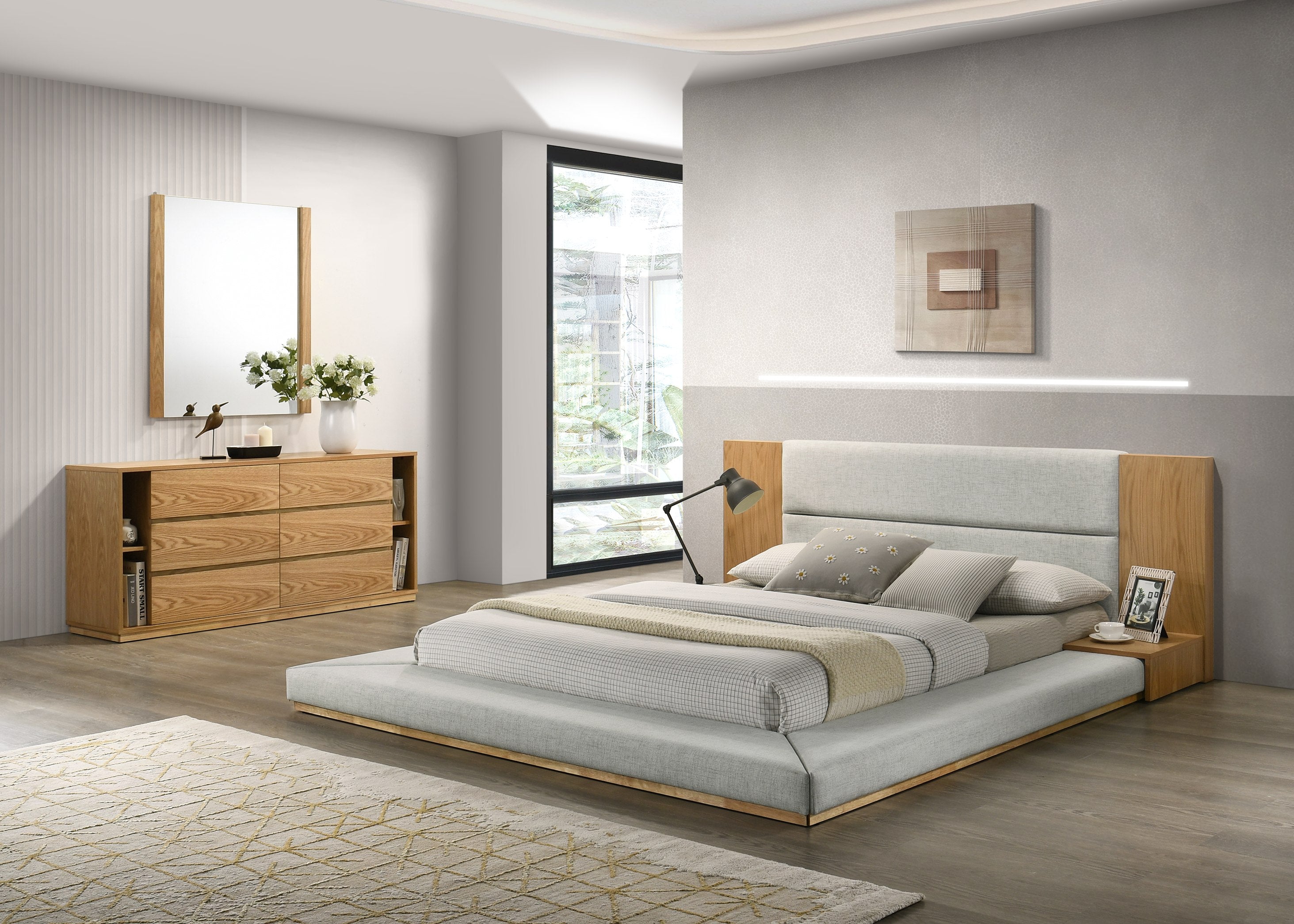 Nova Domus Jagger Modern Natural Oak Mirror