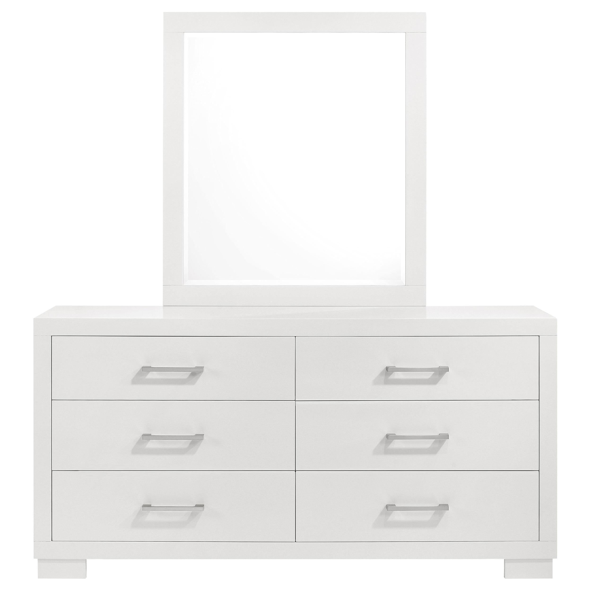 Coaster Furniture Jessica 6-Drawer Dresser with Mirror 202993M IMAGE 3