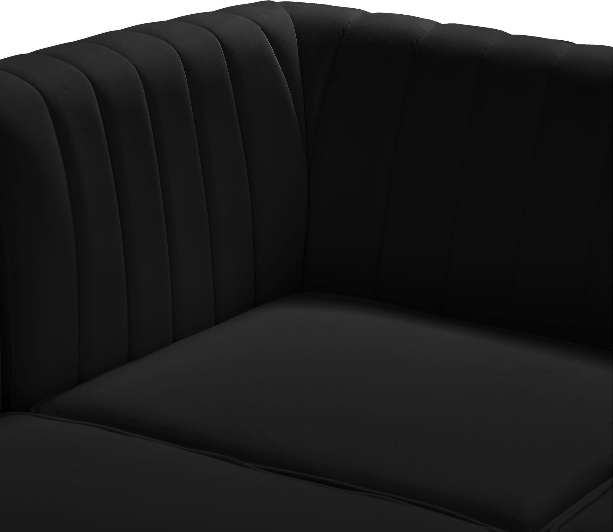 Alina - 8 Piece Velvet Modular Sectional
