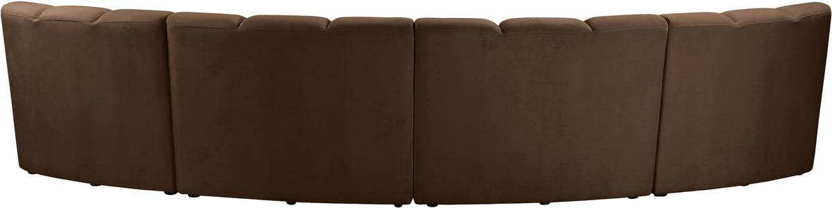 Infinity - 4 Piece Velvet Modular Sectional