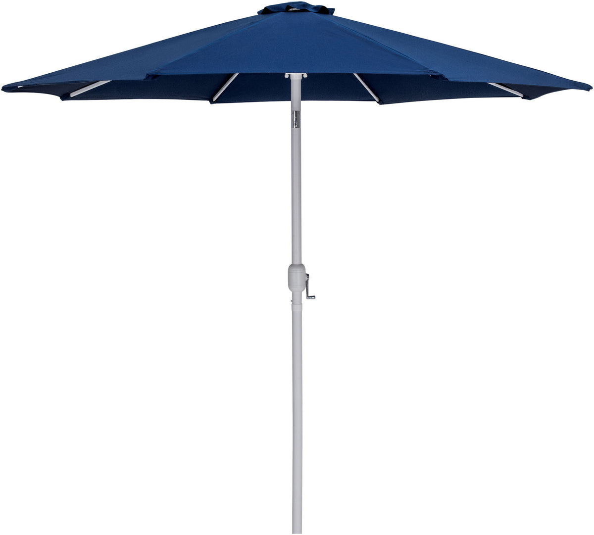Fiji - Aluminum Patio Umbrella With Square Black And White Base