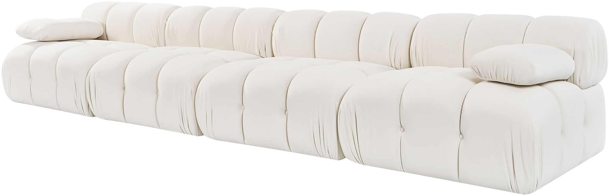 Orin - Velvet 4 Piece Modular Sofa