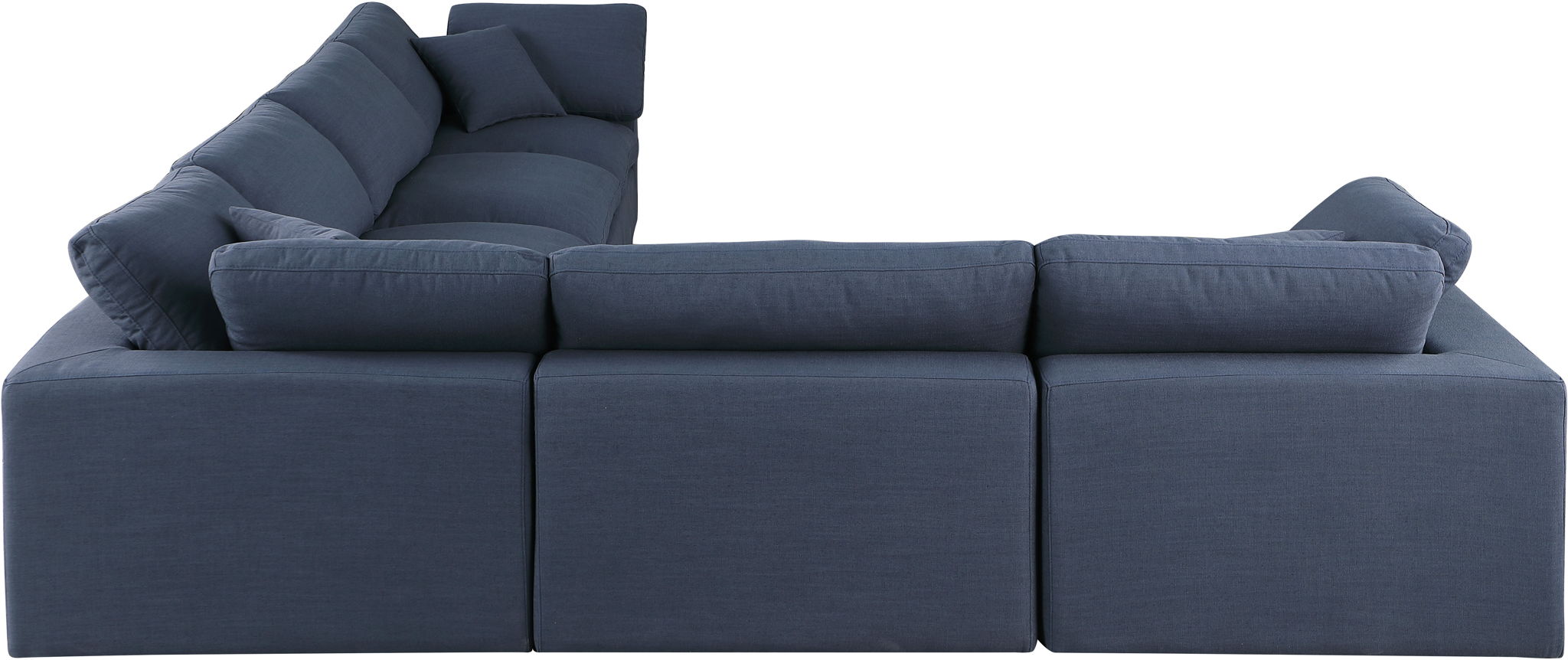 Comfy - 6 Piece Linen Modular Corner Sectional