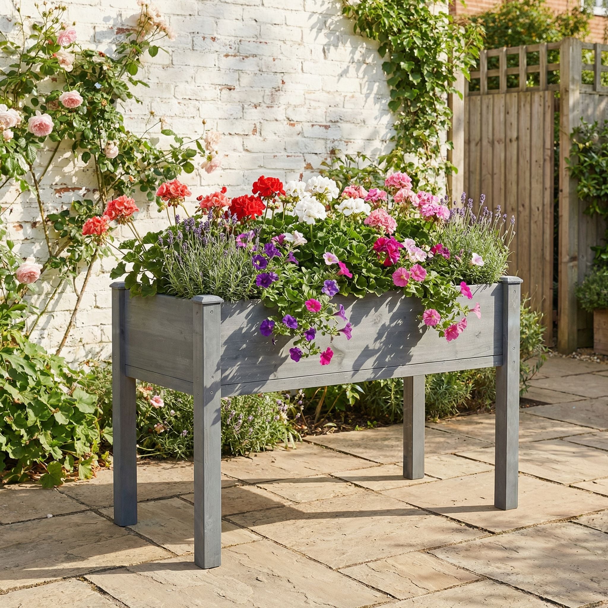 Elevated Raised Garden Bed For Outdoor
