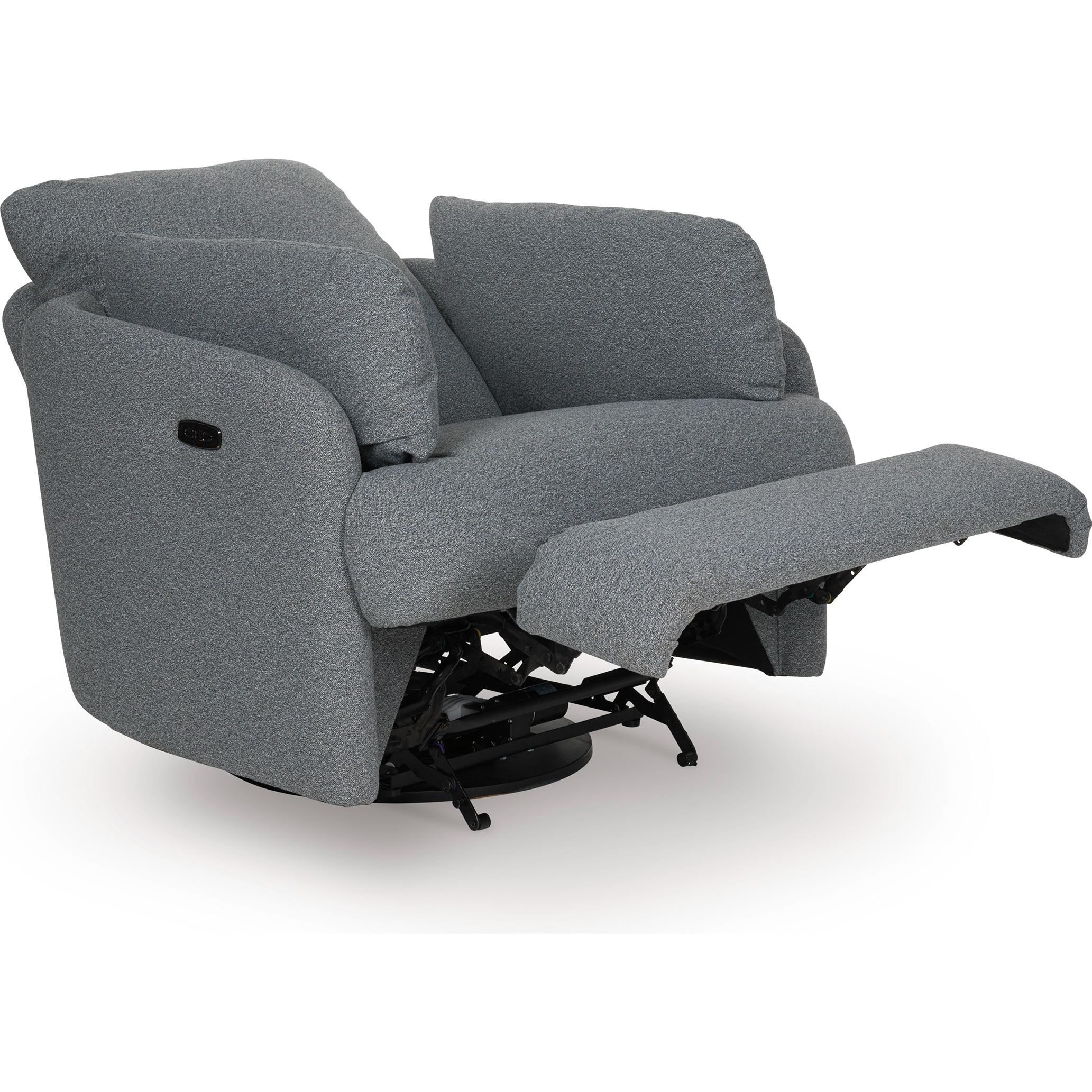Diamond Modern Furniture Exclusive Design Alainmont Next-Gen Nuvella Swivel Recliner A3000738 IMAGE 3