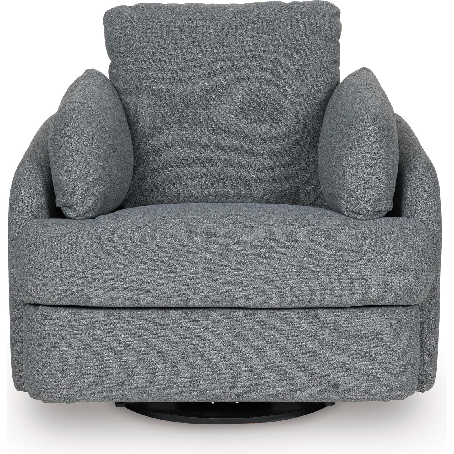 Diamond Modern Furniture Exclusive Design Alainmont Next-Gen Nuvella Swivel Recliner A3000738 IMAGE 4