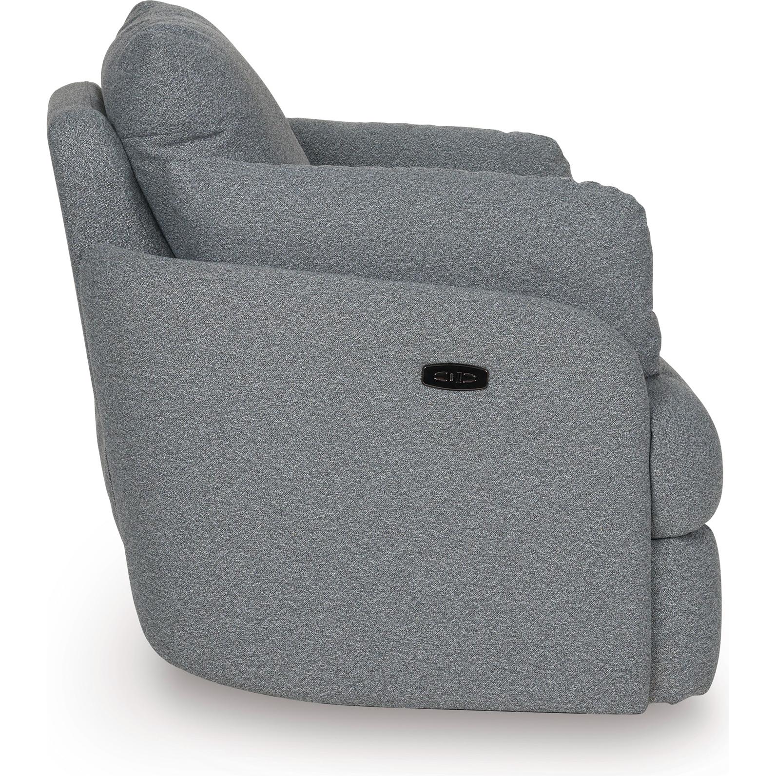 Diamond Modern Furniture Exclusive Design Alainmont Next-Gen Nuvella Swivel Recliner A3000738 IMAGE 5