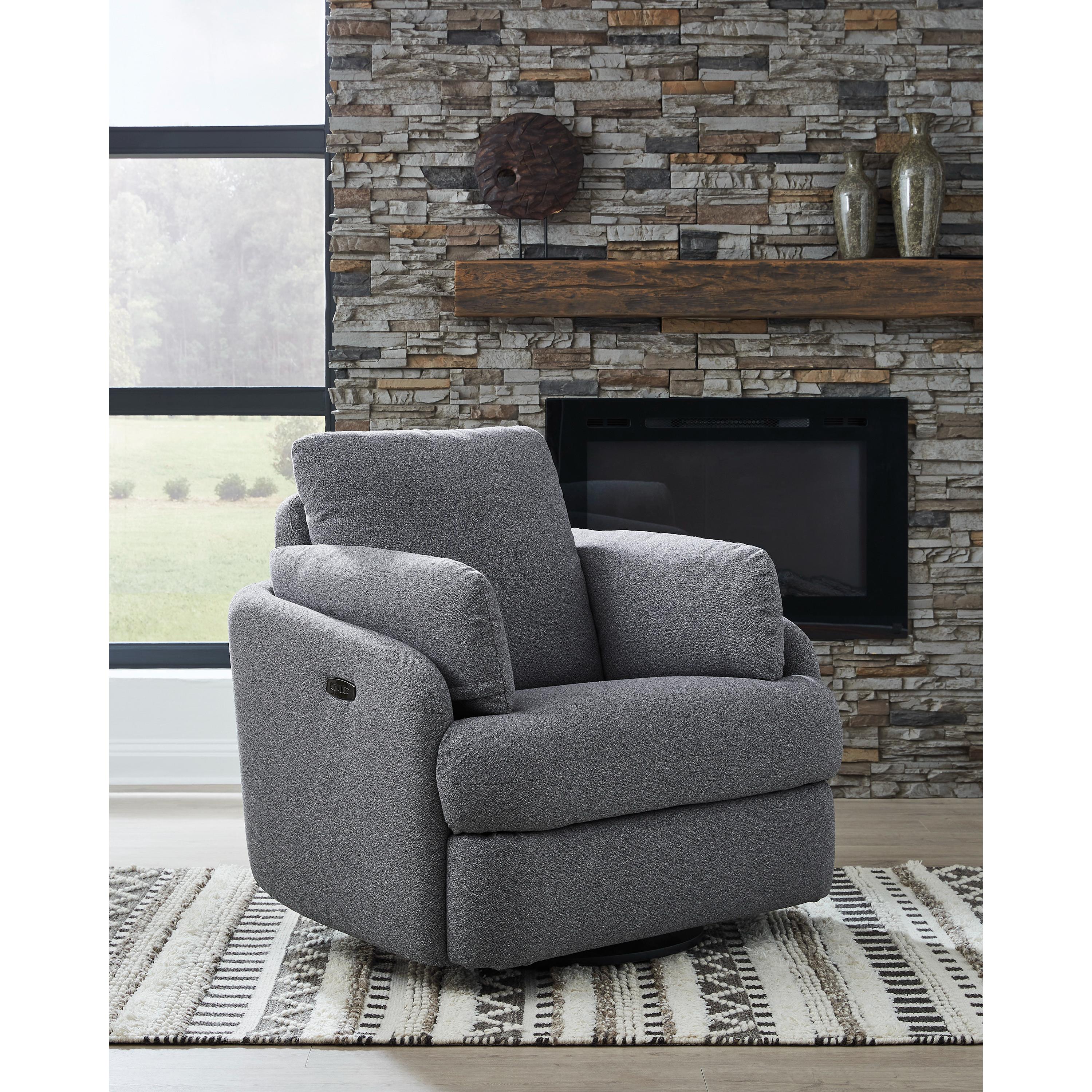 Diamond Modern Furniture Exclusive Design Alainmont Next-Gen Nuvella Swivel Recliner A3000738 IMAGE 9