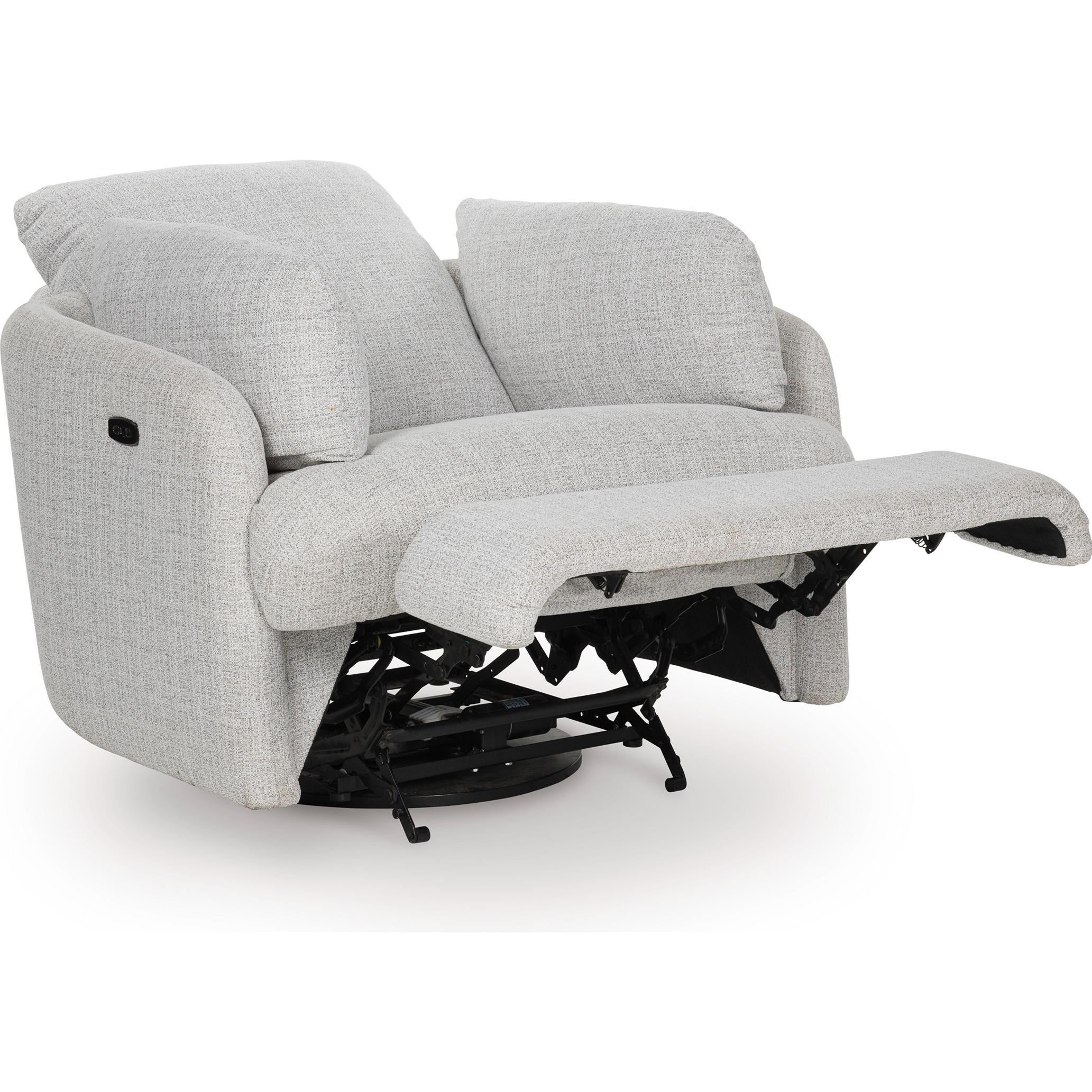 Diamond Modern Furniture Exclusive Design Alainmont Next-Gen Nuvella Swivel Recliner A3000739 IMAGE 3