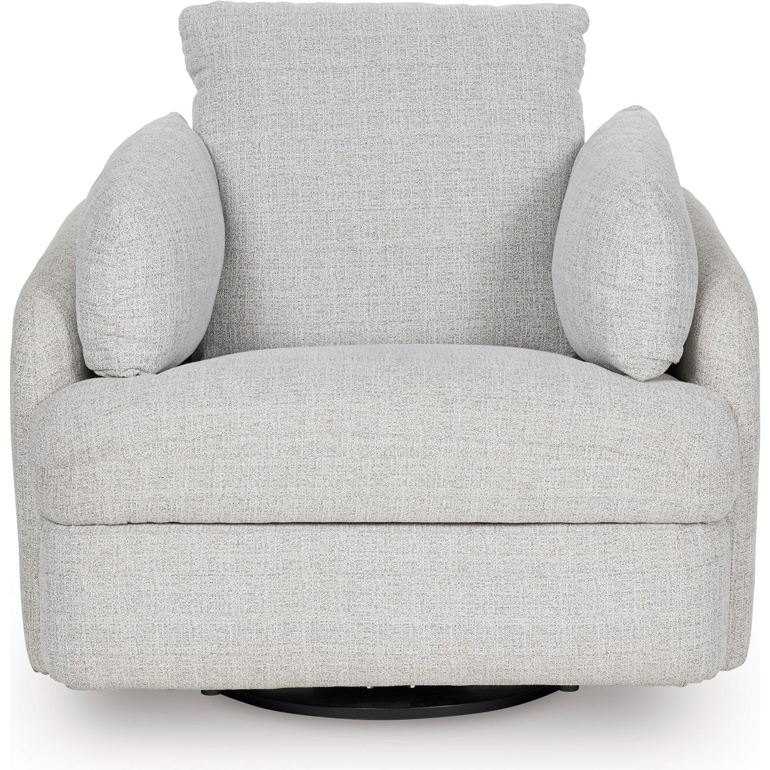 Diamond Modern Furniture Exclusive Design Alainmont Next-Gen Nuvella Swivel Recliner A3000739 IMAGE 5