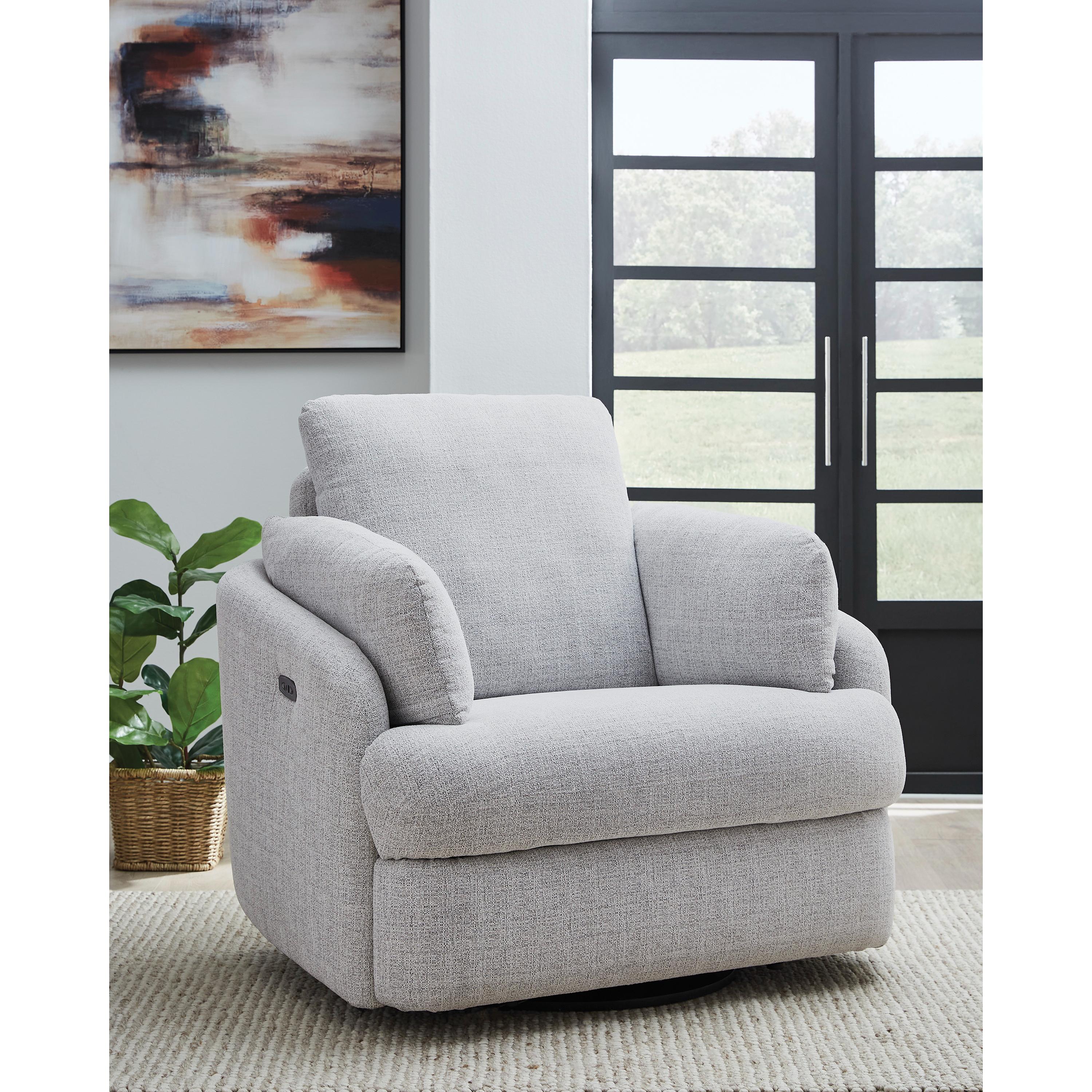 Diamond Modern Furniture Exclusive Design Alainmont Next-Gen Nuvella Swivel Recliner A3000739 IMAGE 7