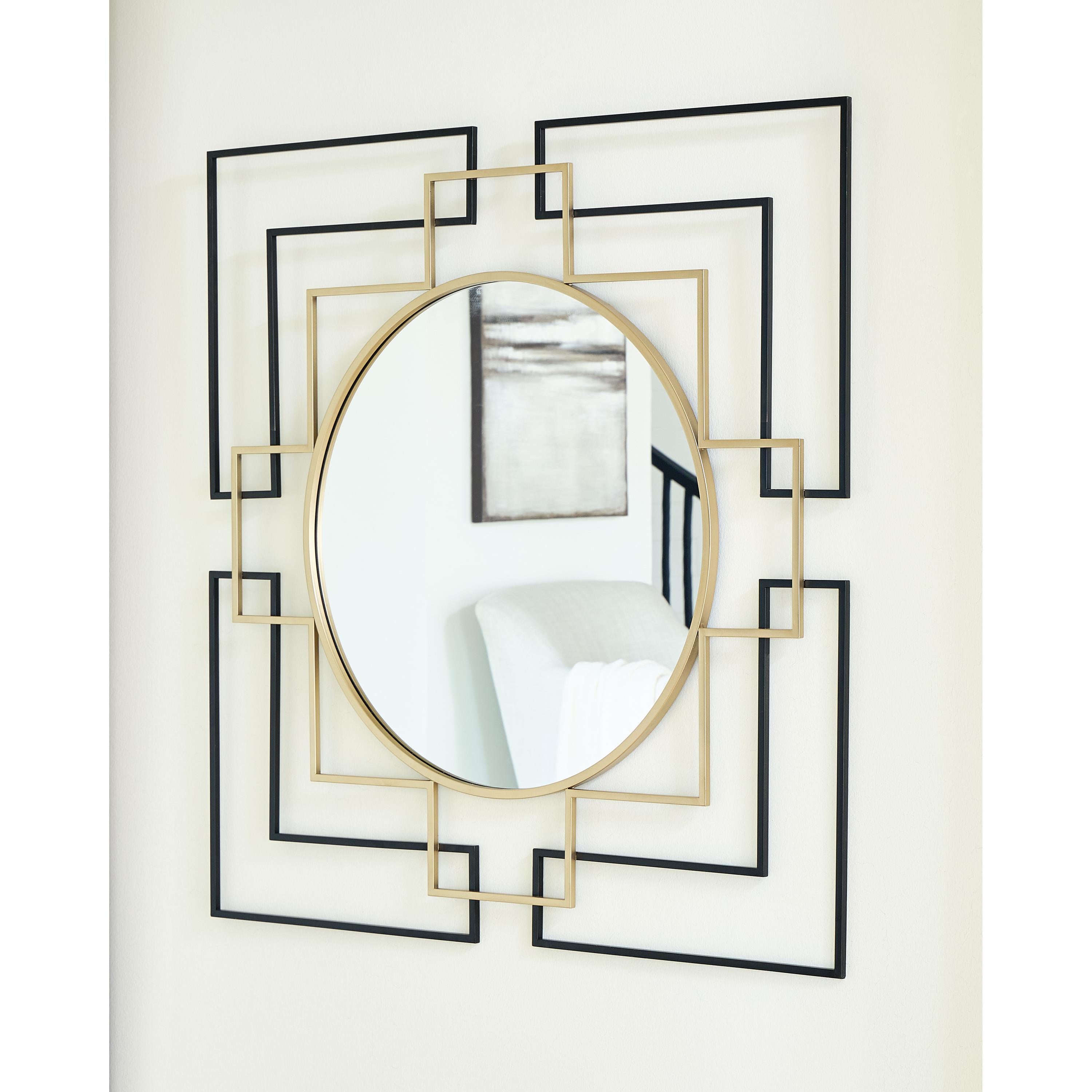 Diamond Modern Furniture Exclusive Design Oceanal Mirror A8010394 IMAGE 4