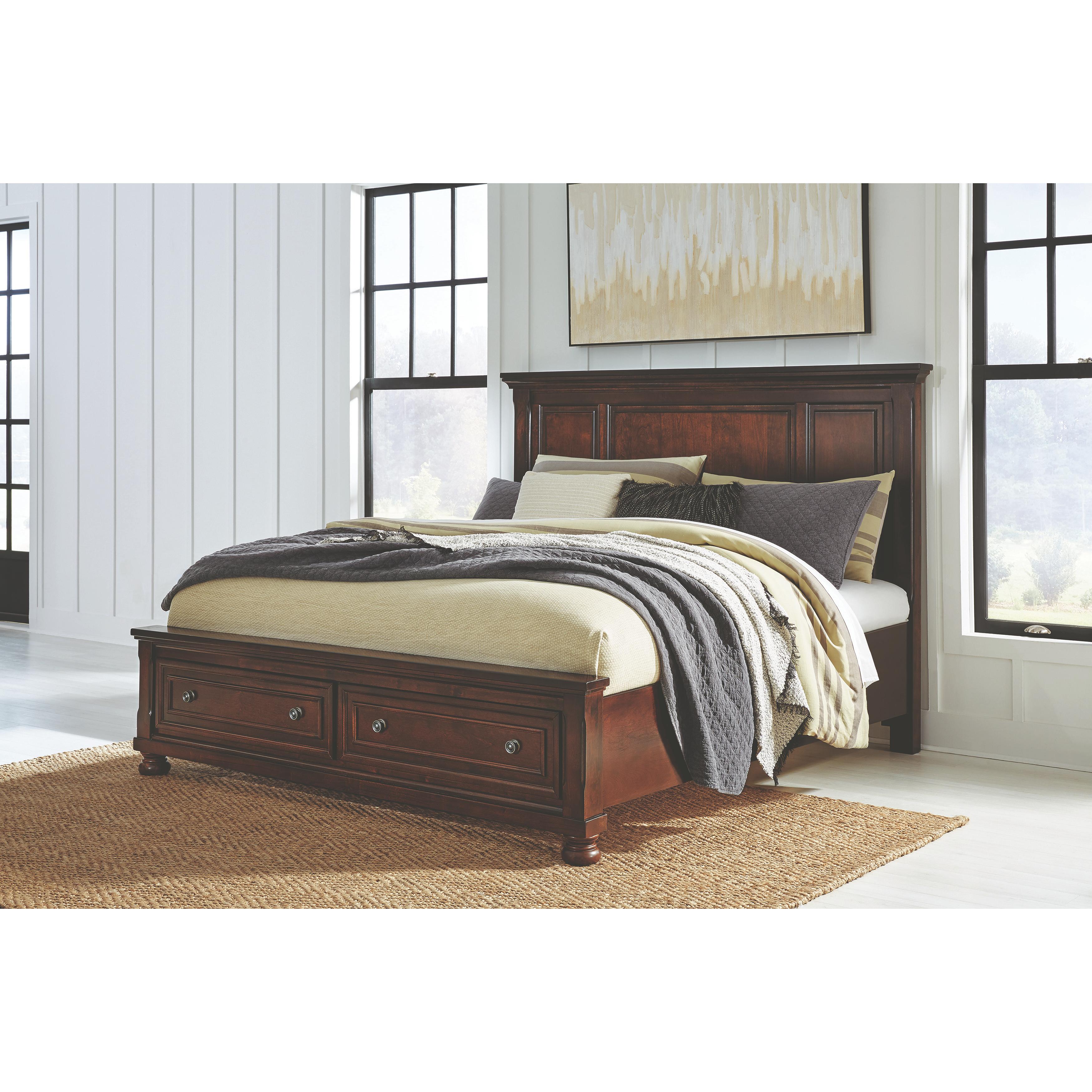 Millennium Porter King Panel Bed with Storage B697-58/B697-176/B697-299 IMAGE 2