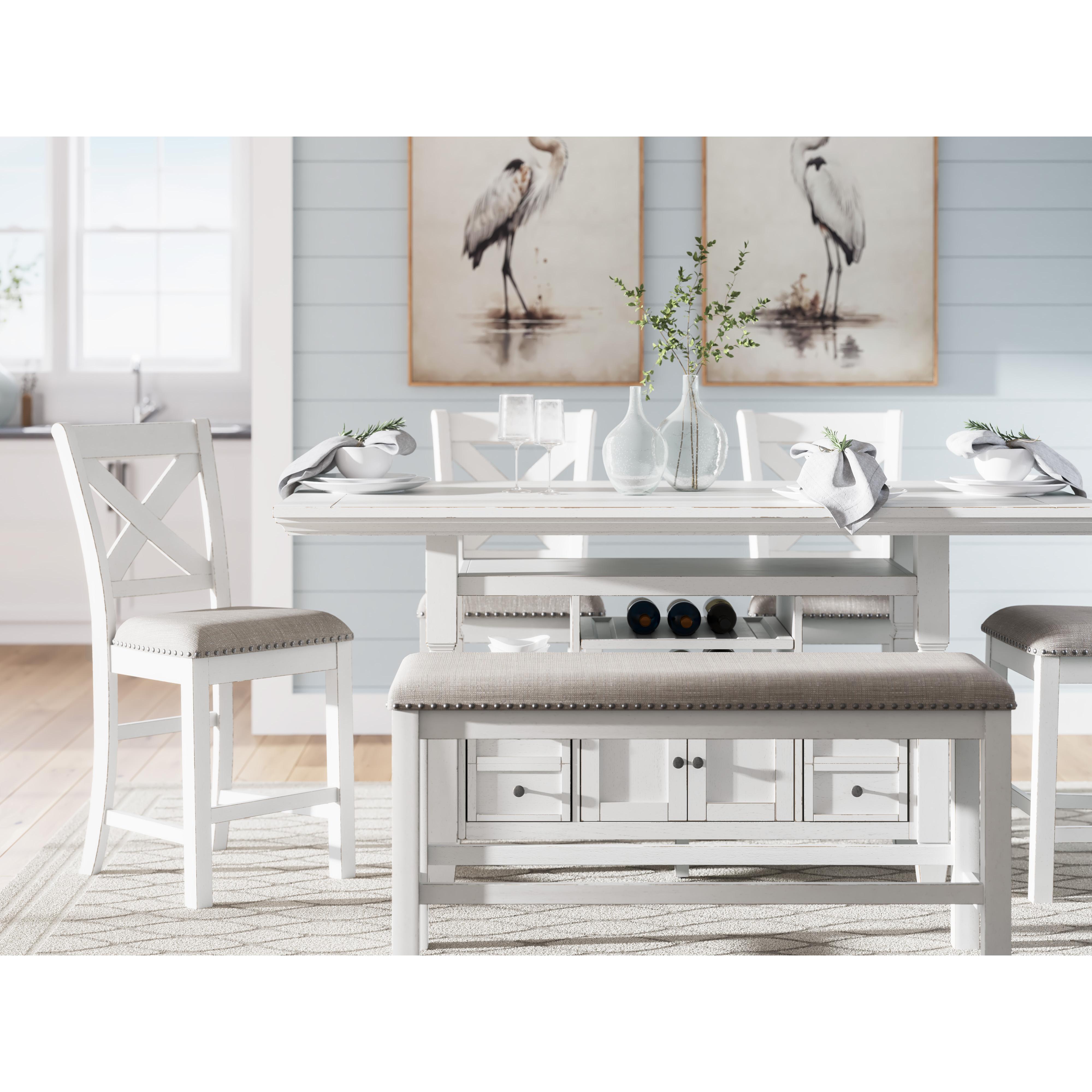 Diamond Modern Furniture Exclusive Design Robbinsdale Counter Height Dining Table with Pedestal Base D642-13B/D642-13T IMAGE 15