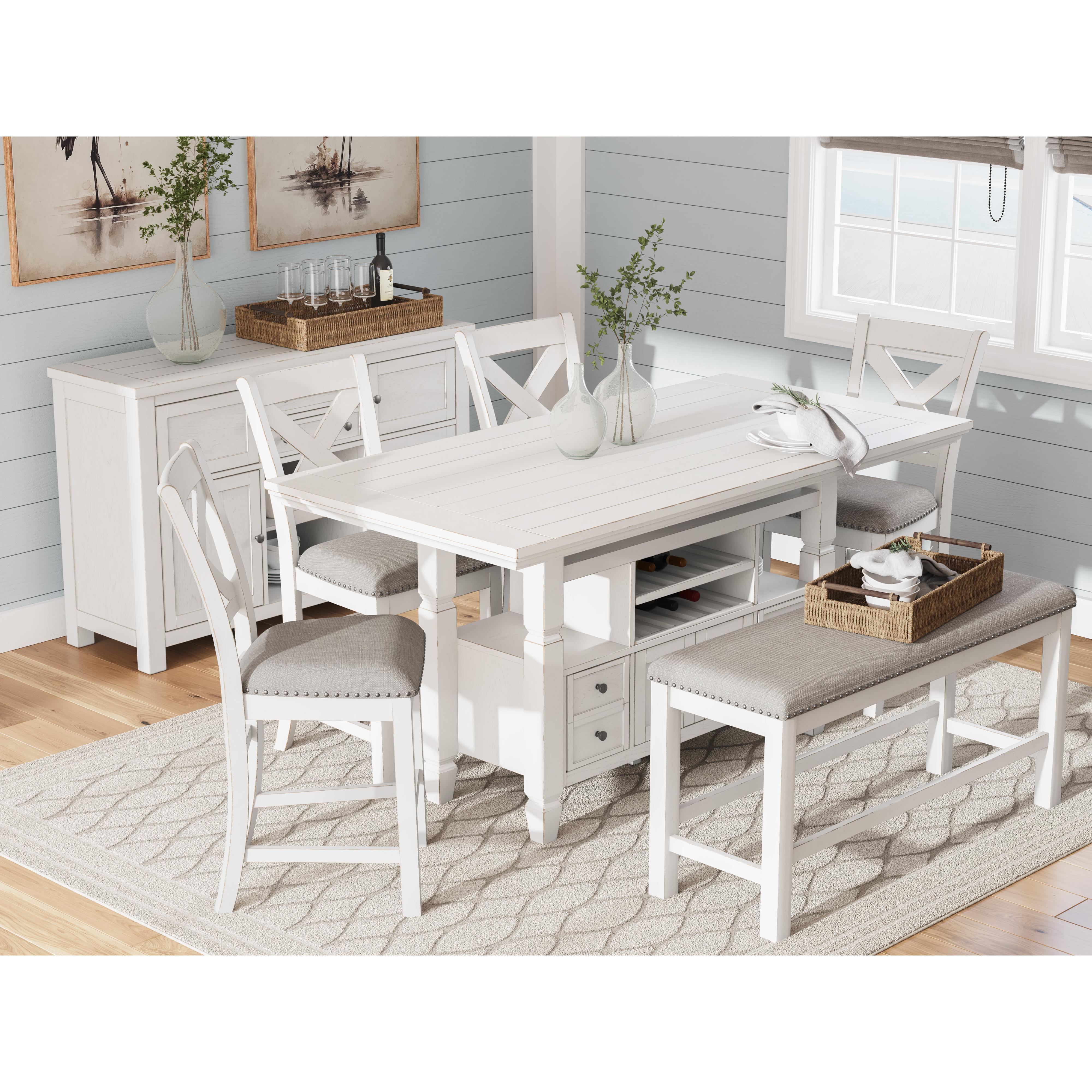 Diamond Modern Furniture Exclusive Design Robbinsdale Counter Height Dining Table with Pedestal Base D642-13B/D642-13T IMAGE 16