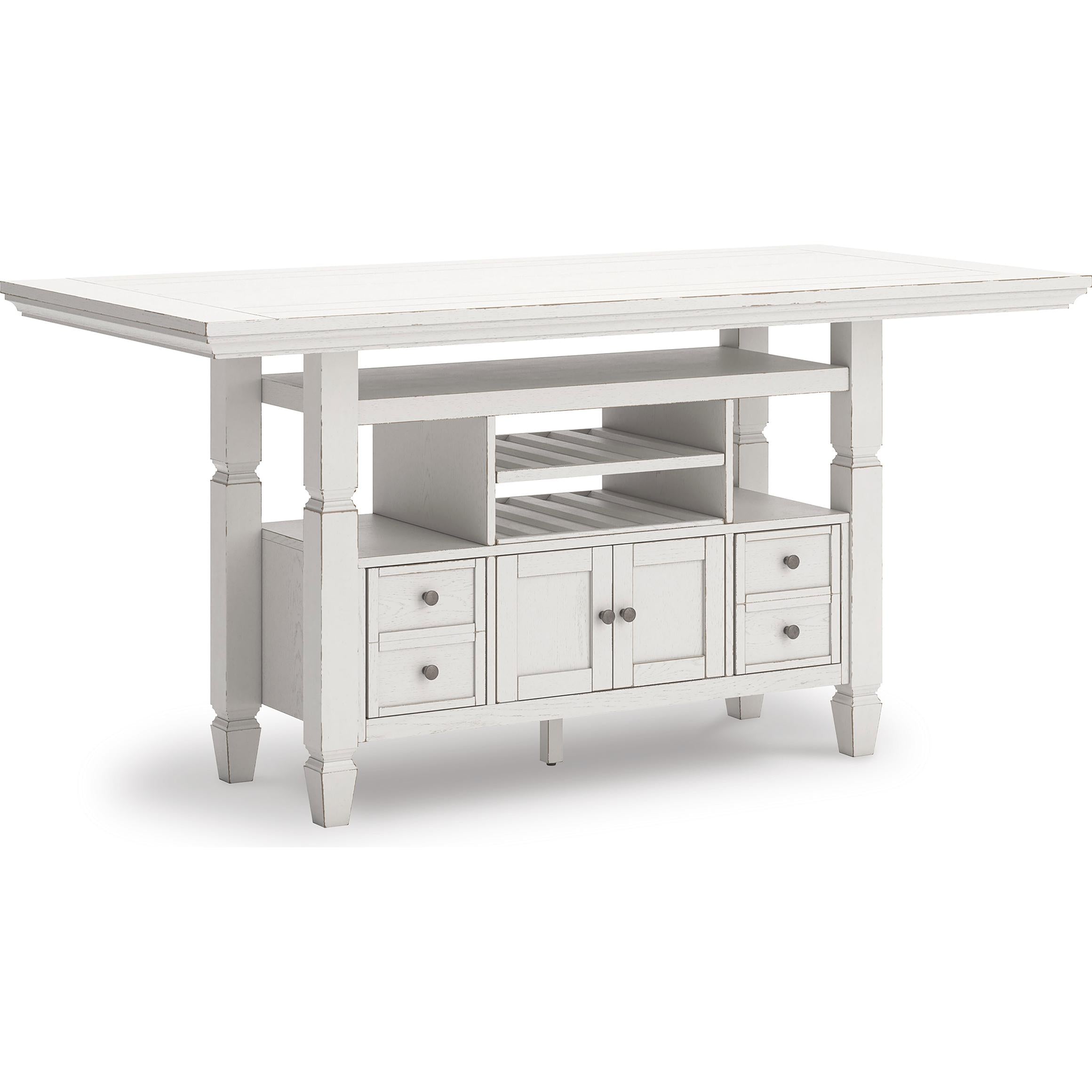 Diamond Modern Furniture Exclusive Design Robbinsdale Counter Height Dining Table with Pedestal Base D642-13B/D642-13T IMAGE 2