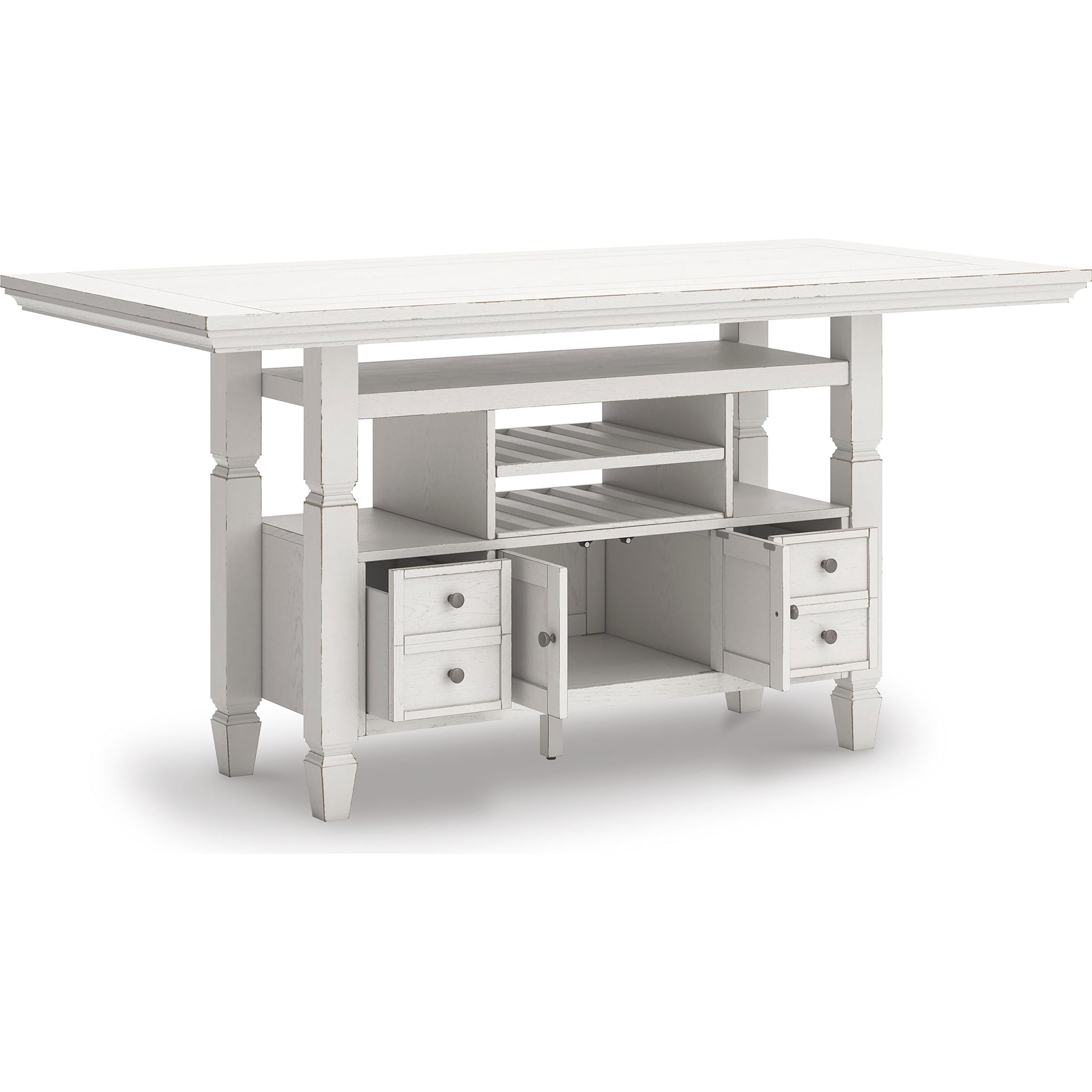 Diamond Modern Furniture Exclusive Design Robbinsdale Counter Height Dining Table with Pedestal Base D642-13B/D642-13T IMAGE 3