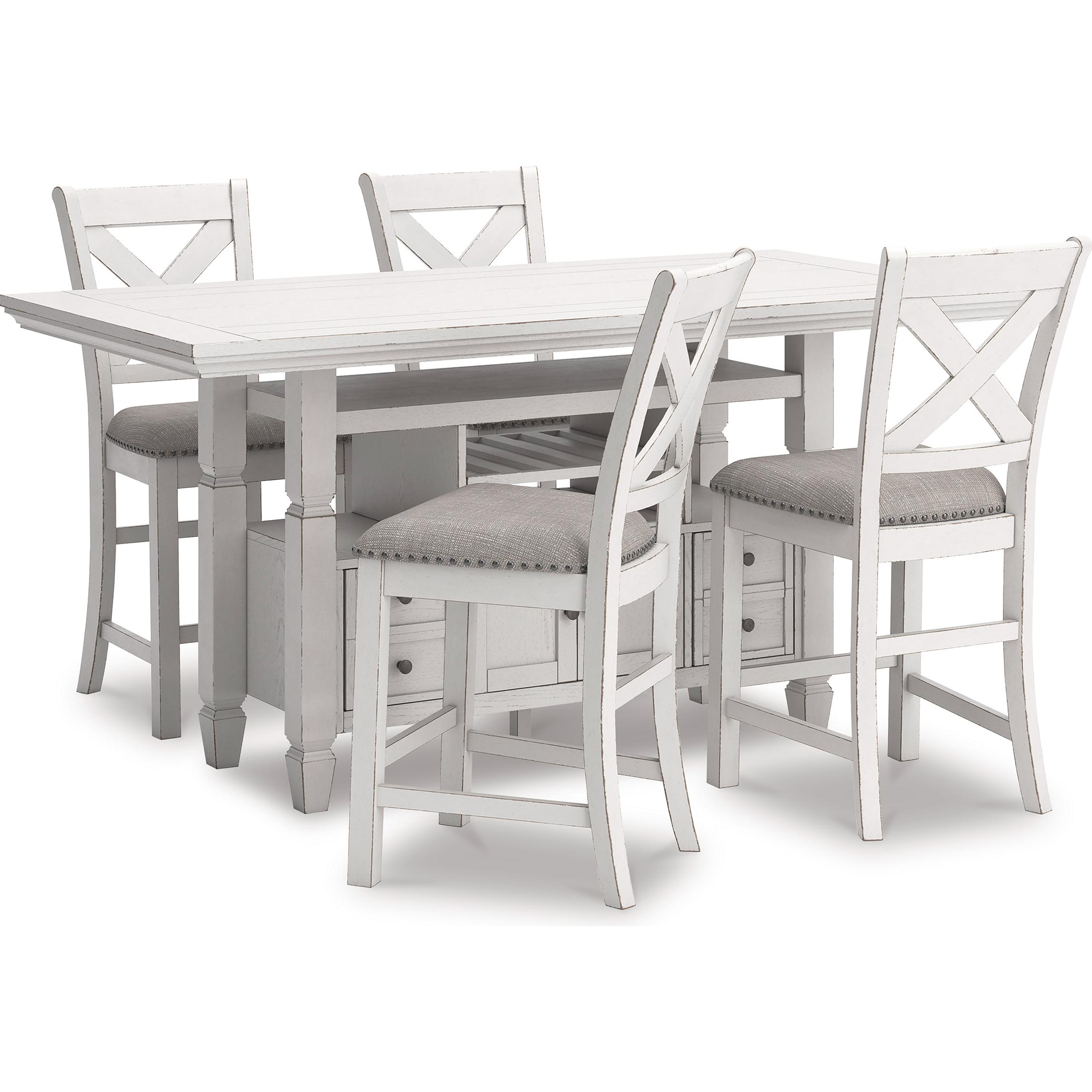 Diamond Modern Furniture Exclusive Design Robbinsdale Counter Height Dining Table with Pedestal Base D642-13B/D642-13T IMAGE 8