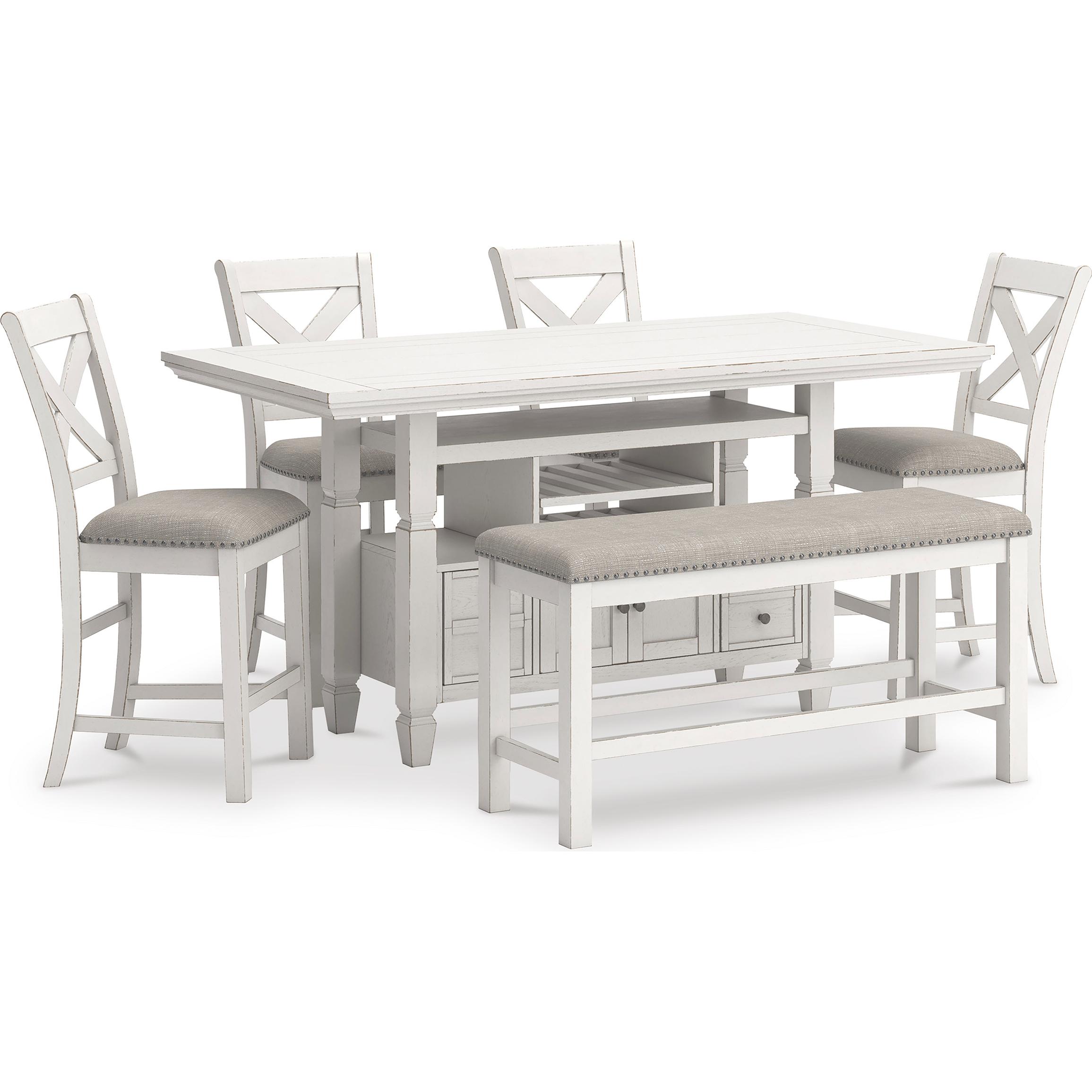 Diamond Modern Furniture Exclusive Design Robbinsdale Counter Height Dining Table with Pedestal Base D642-13B/D642-13T IMAGE 9