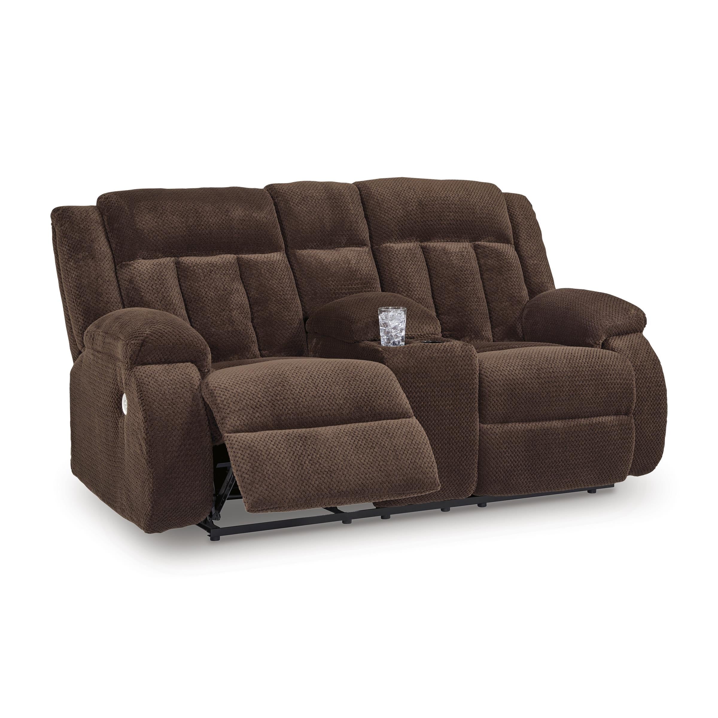 Diamond Modern Furniture Exclusive Design Observation Loveseat with Console PC2140696 IMAGE 1