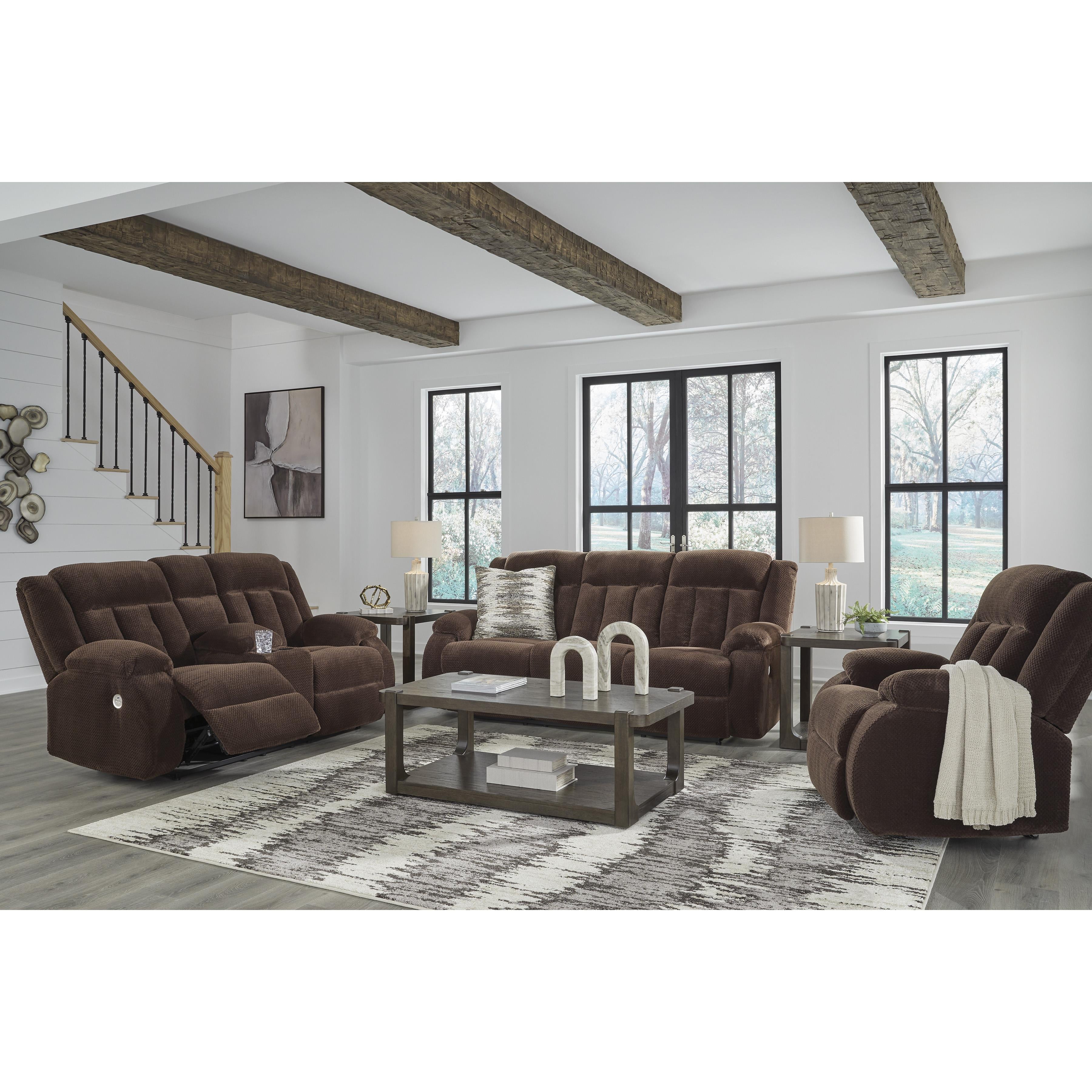 Diamond Modern Furniture Exclusive Design Observation Loveseat with Console PC2140696 IMAGE 10