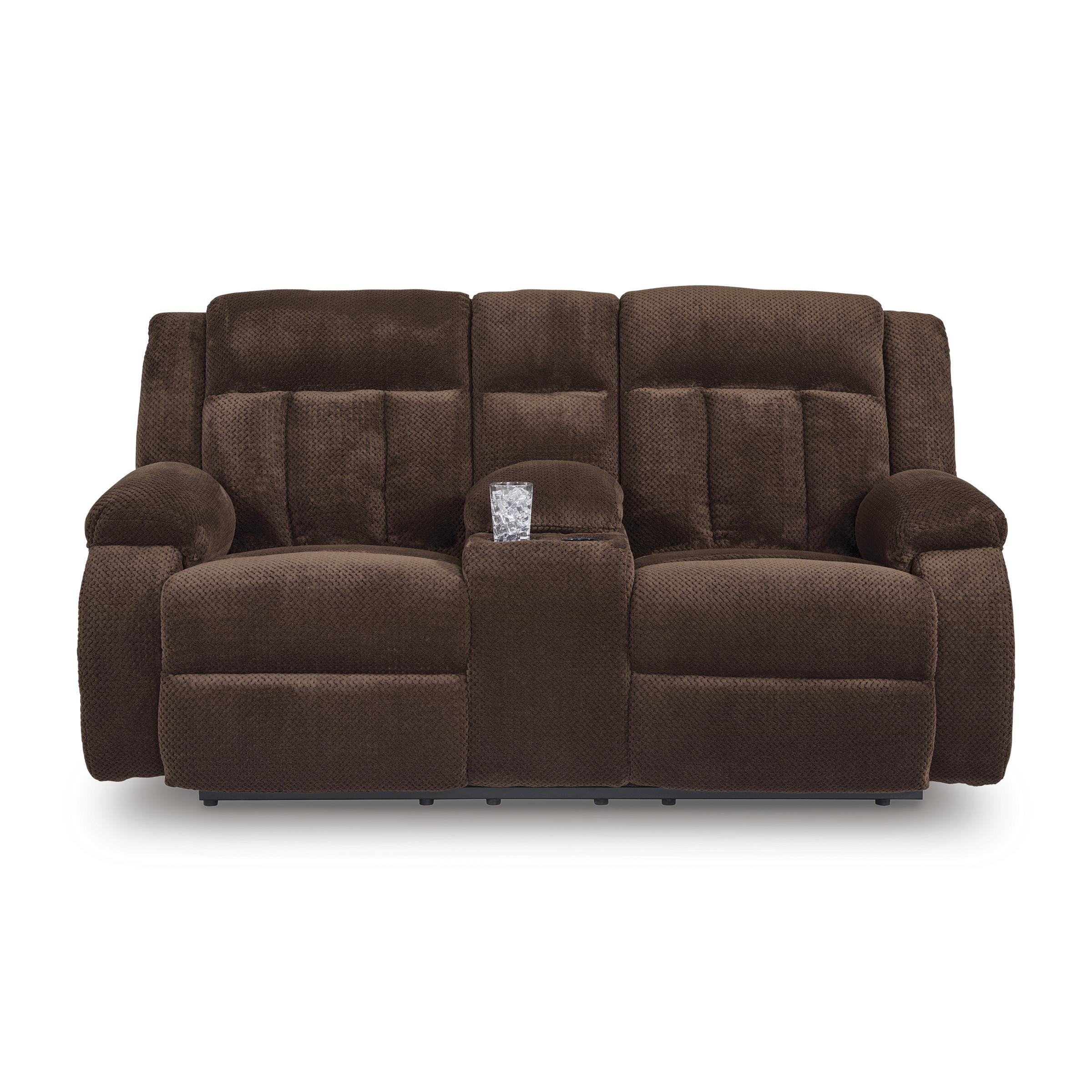 Diamond Modern Furniture Exclusive Design Observation Loveseat with Console PC2140696 IMAGE 2