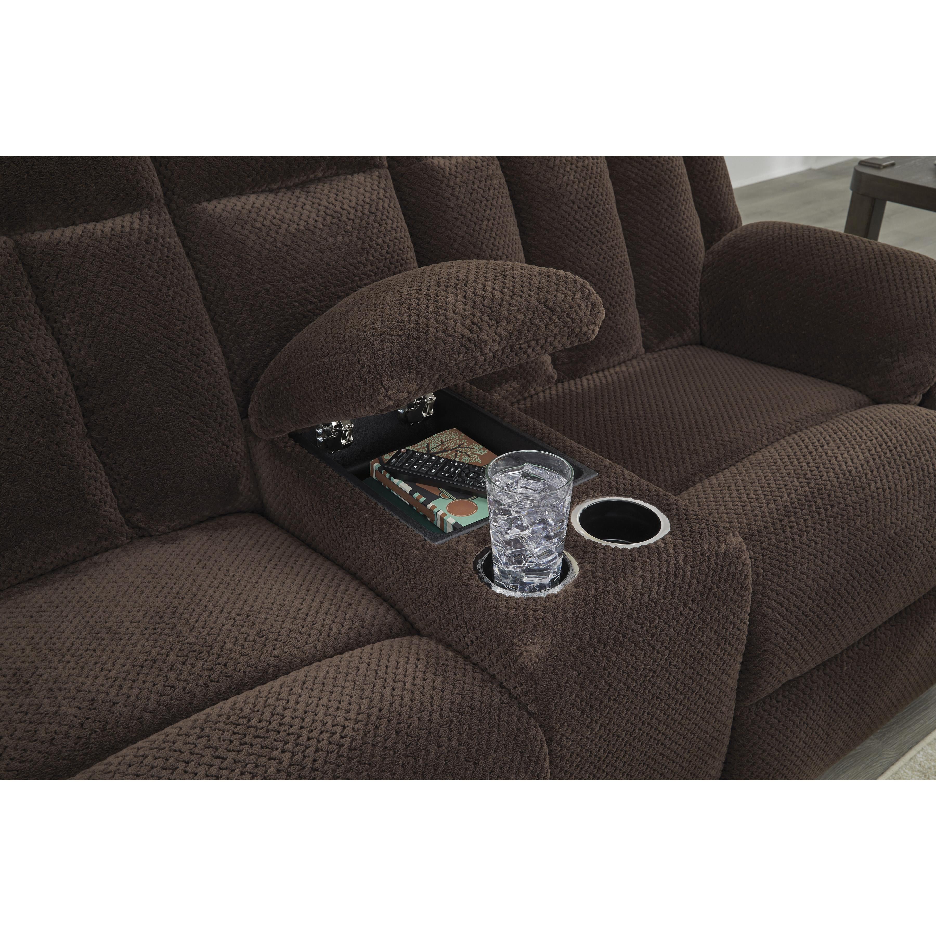 Diamond Modern Furniture Exclusive Design Observation Loveseat with Console PC2140696 IMAGE 5