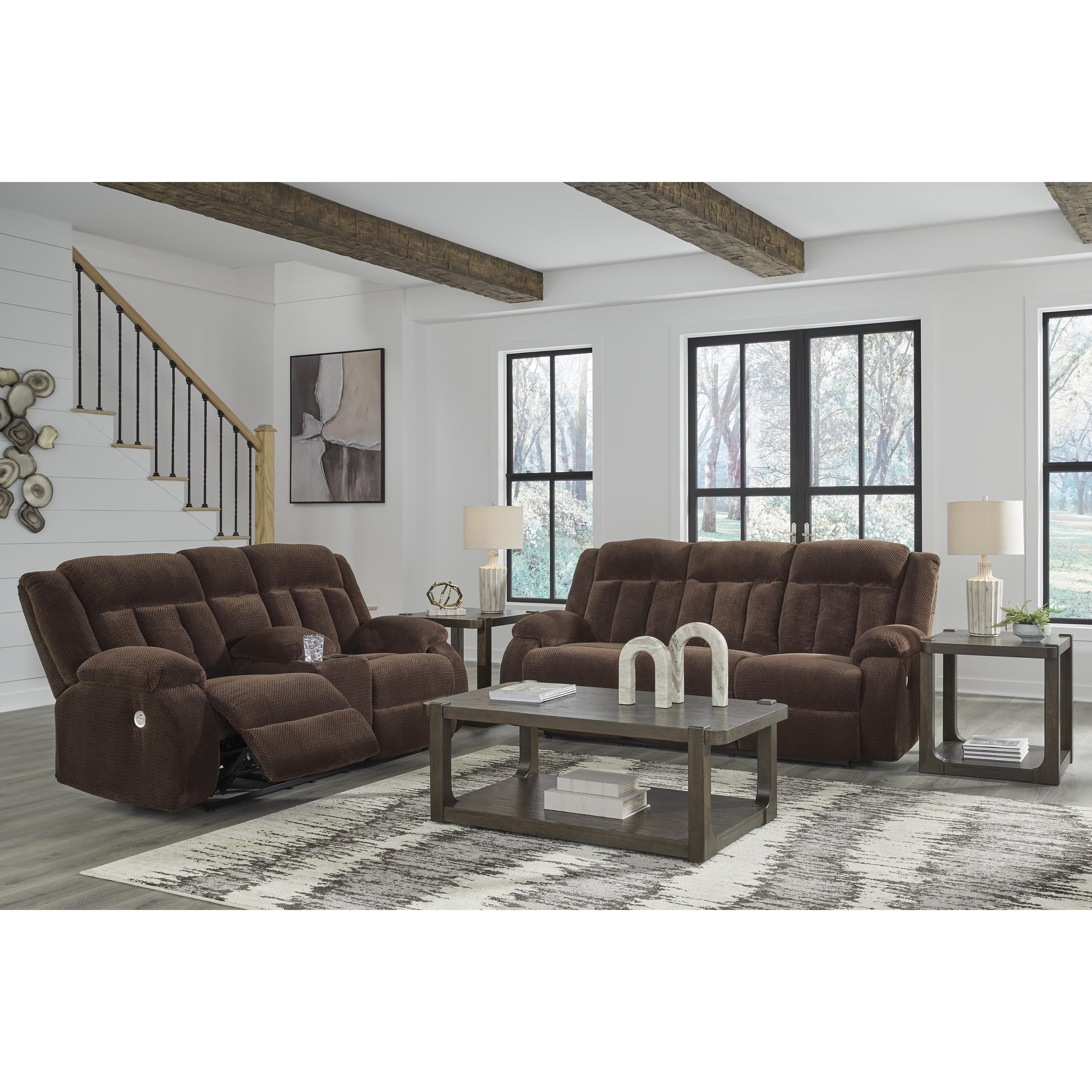 Diamond Modern Furniture Exclusive Design Observation Loveseat with Console PC2140696 IMAGE 7