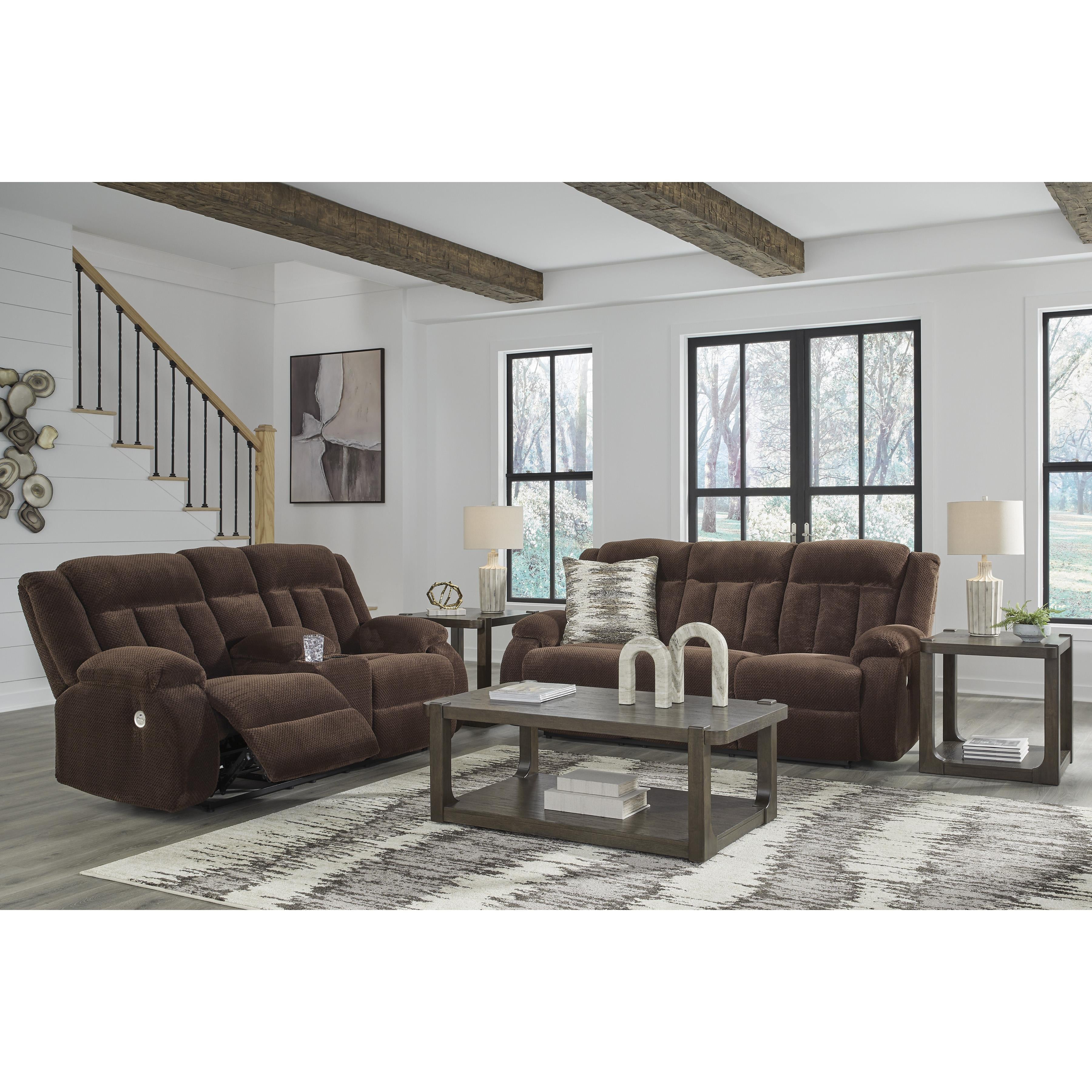 Diamond Modern Furniture Exclusive Design Observation Loveseat with Console PC2140696 IMAGE 8