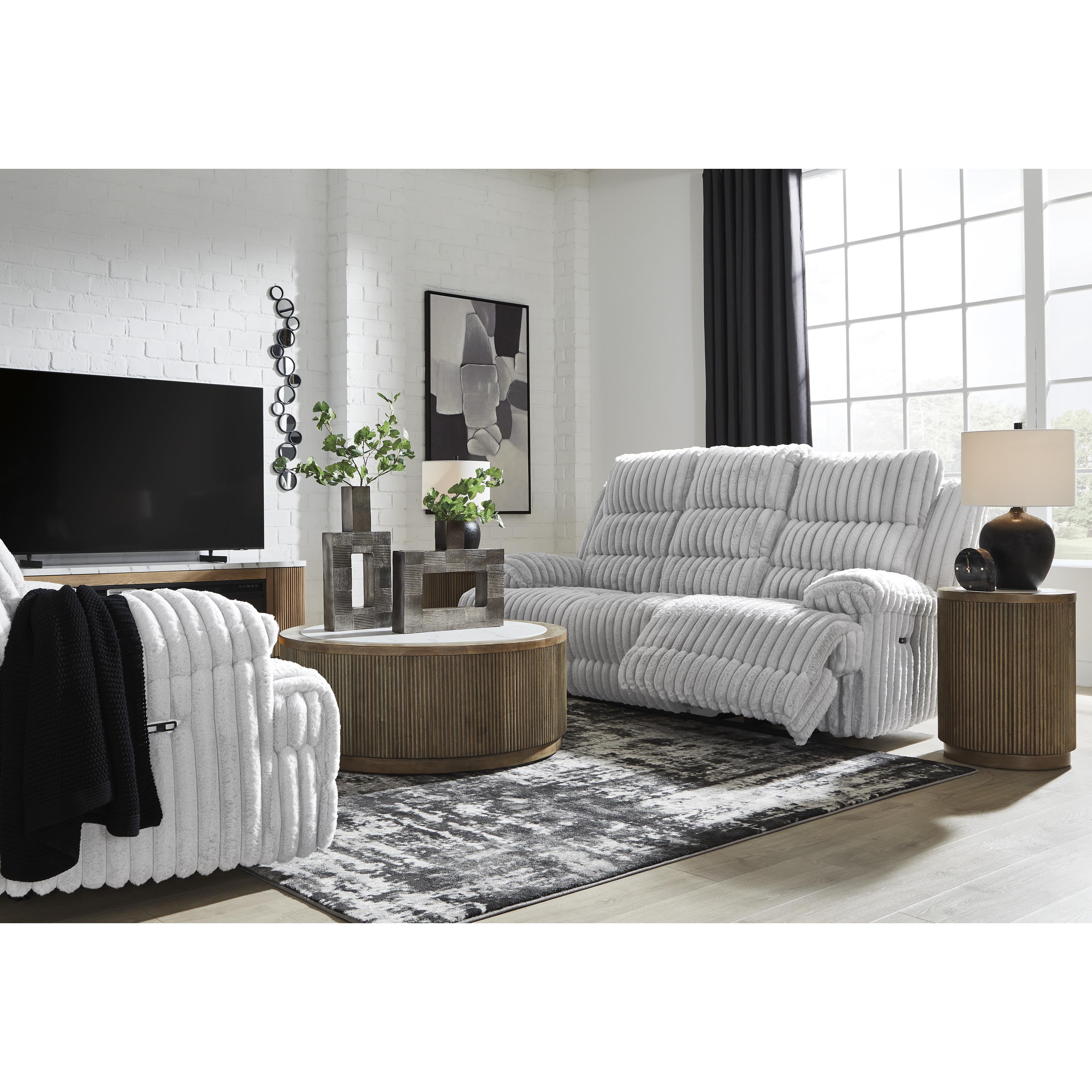 Diamond Modern Furniture Exclusive Design Rhines Falls Loveseat with Console PC4280496 IMAGE 11