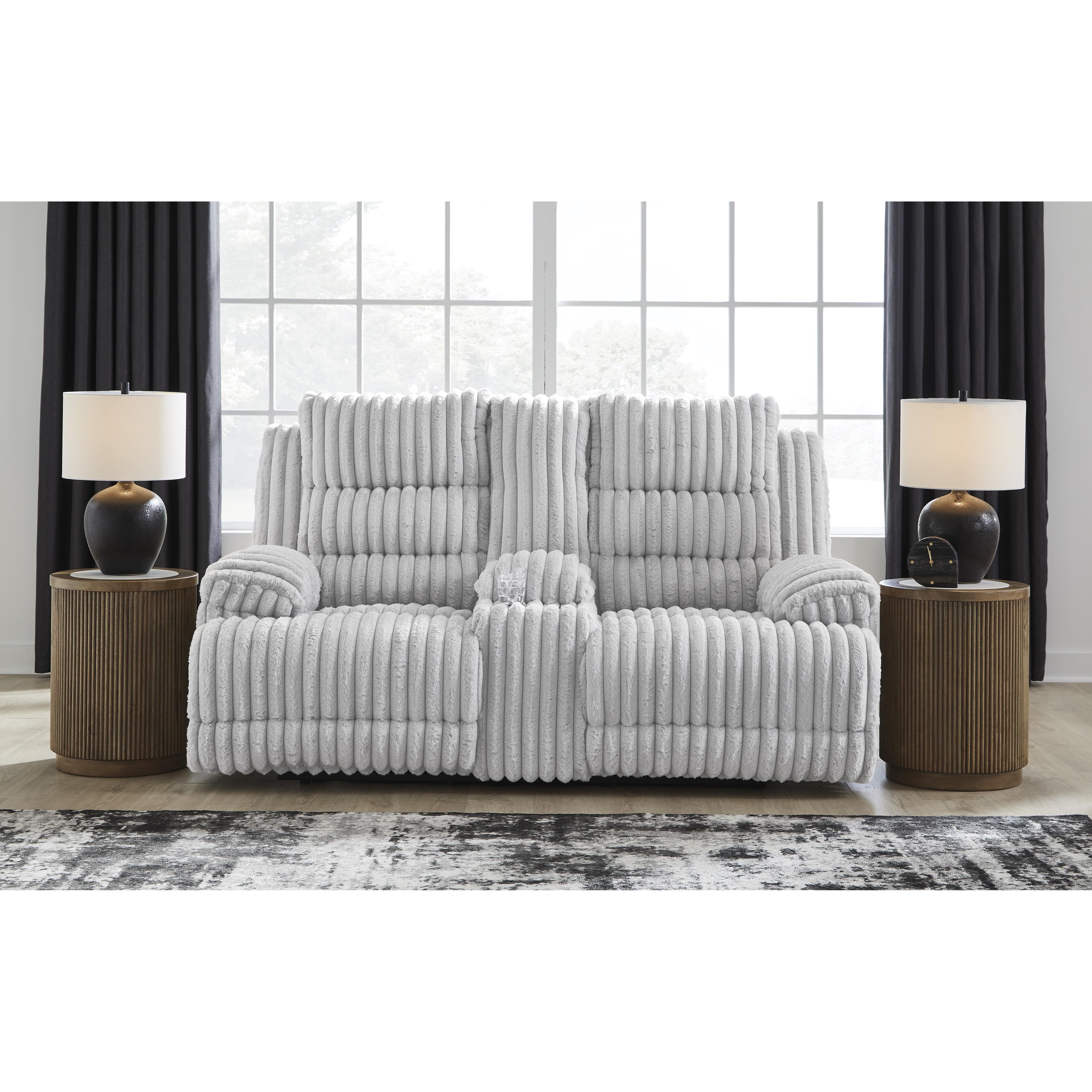 Diamond Modern Furniture Exclusive Design Rhines Falls Loveseat with Console PC4280496 IMAGE 5
