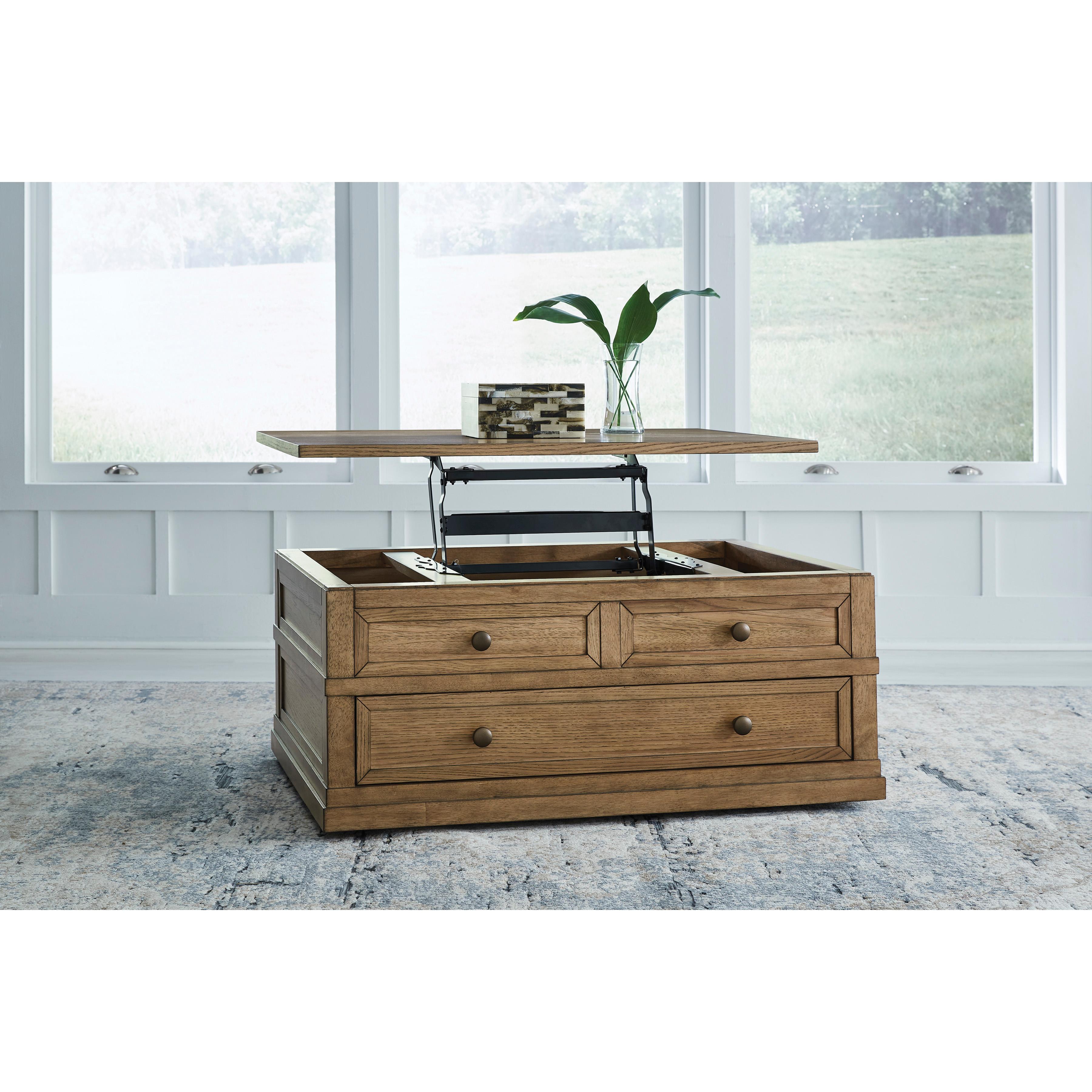 Diamond Modern Furniture Exclusive Design Sharlance Lift Top Cocktail Table T655-9 IMAGE 8