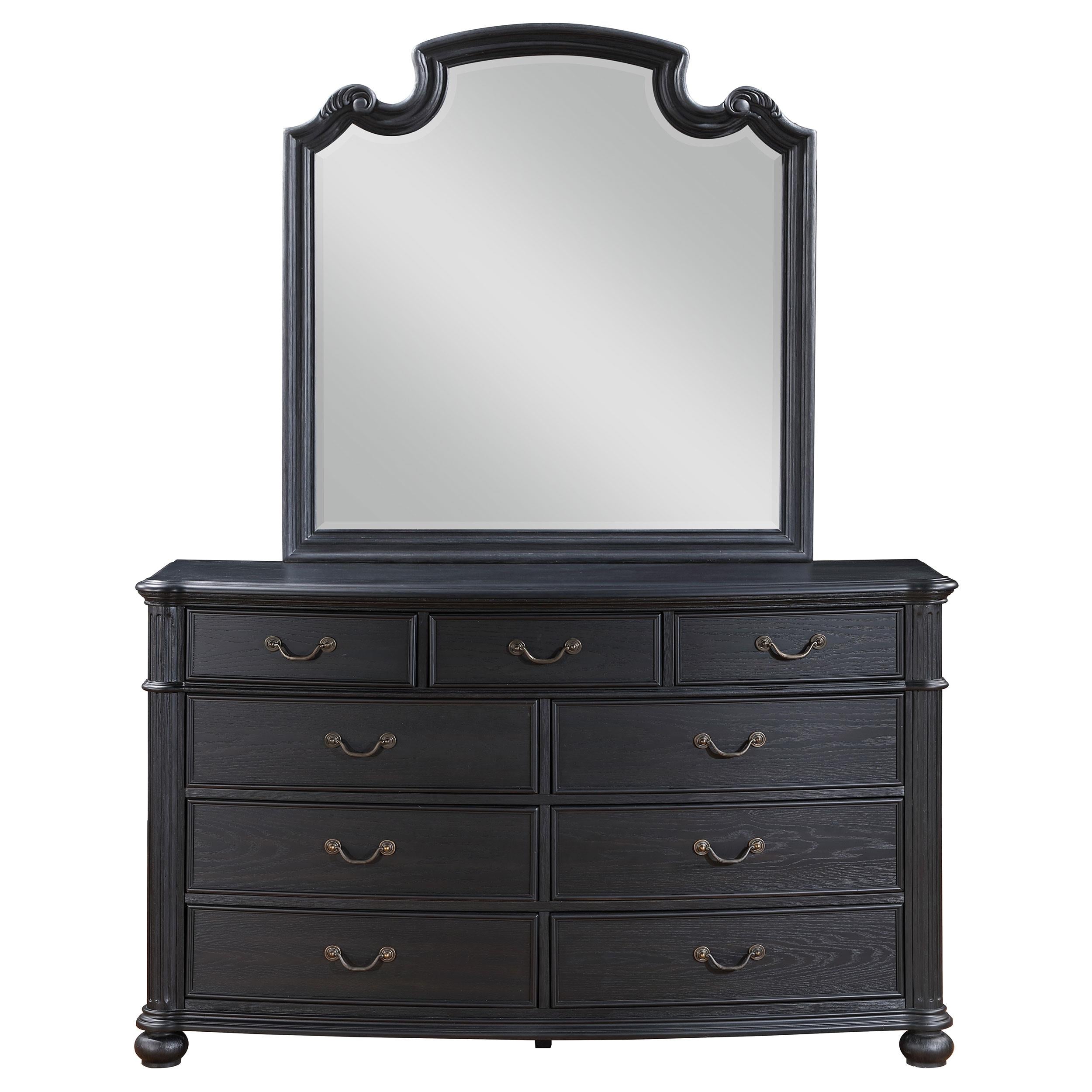 Coaster Furniture Celina 224763M 9-Drawer Dresser with Mirror - Black IMAGE 2