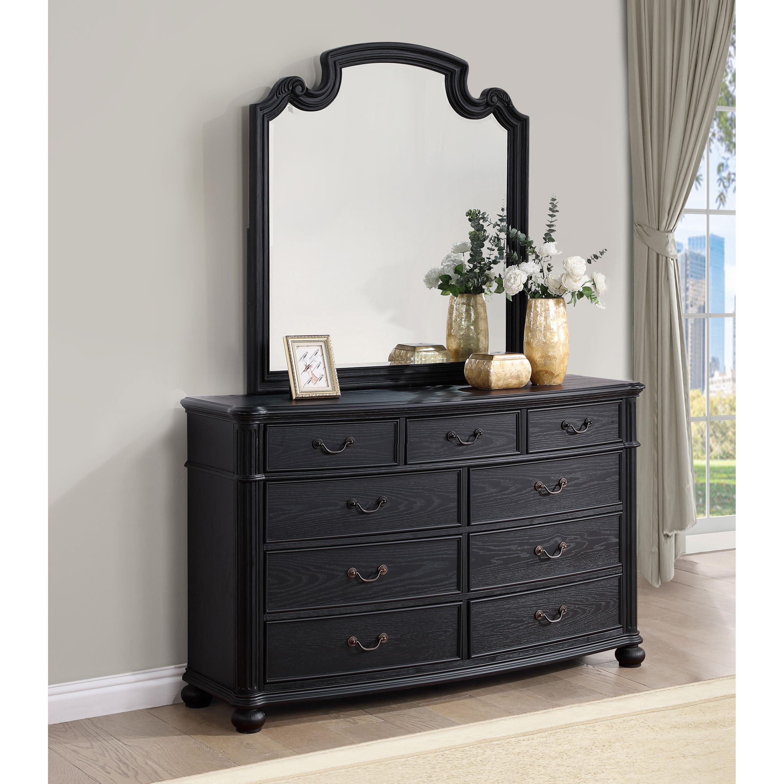 Coaster Furniture Celina 224763M 9-Drawer Dresser with Mirror - Black IMAGE 9