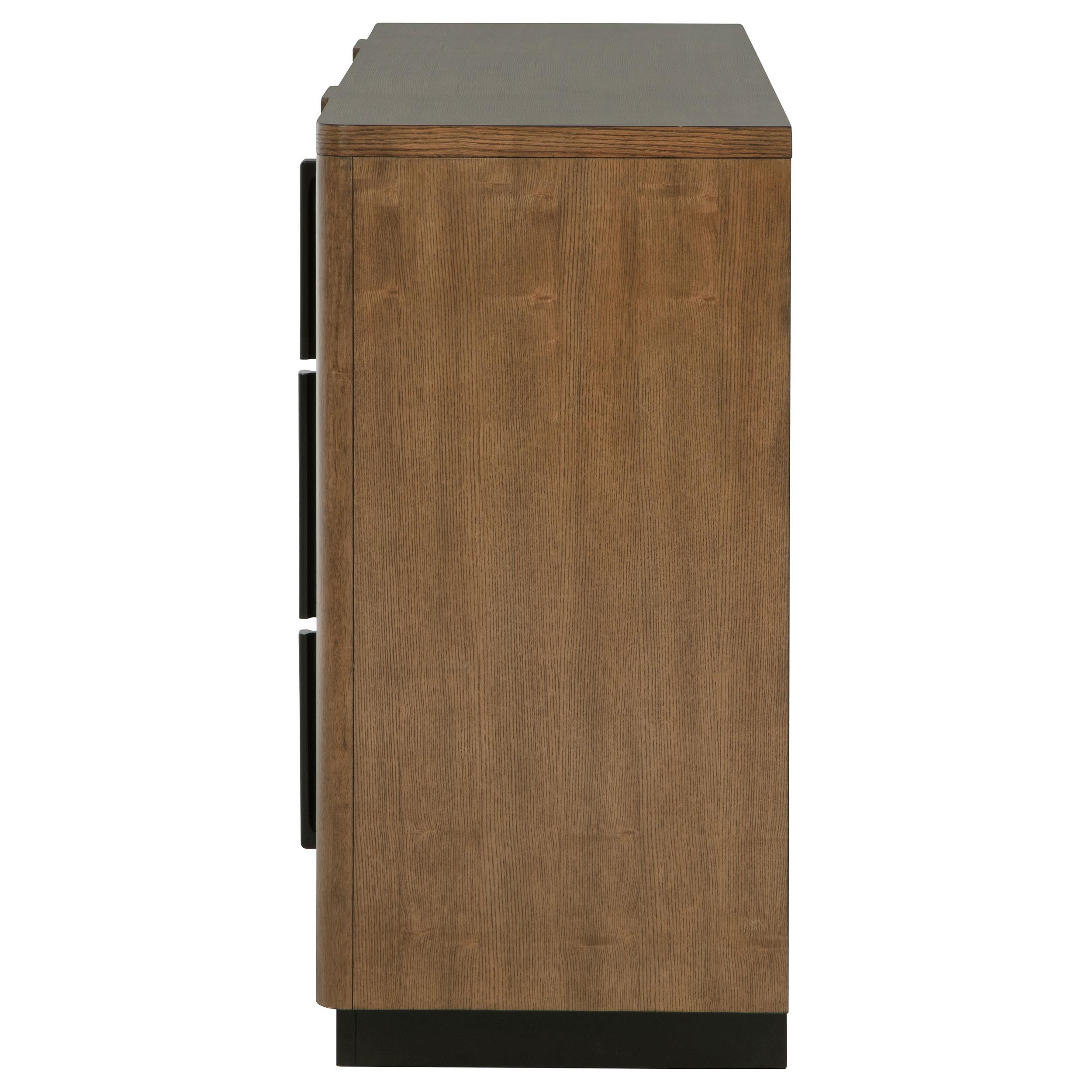 Coaster Furniture Terrace 224903 6-Drawer Dresser Cabinet - Ash Brown IMAGE 4