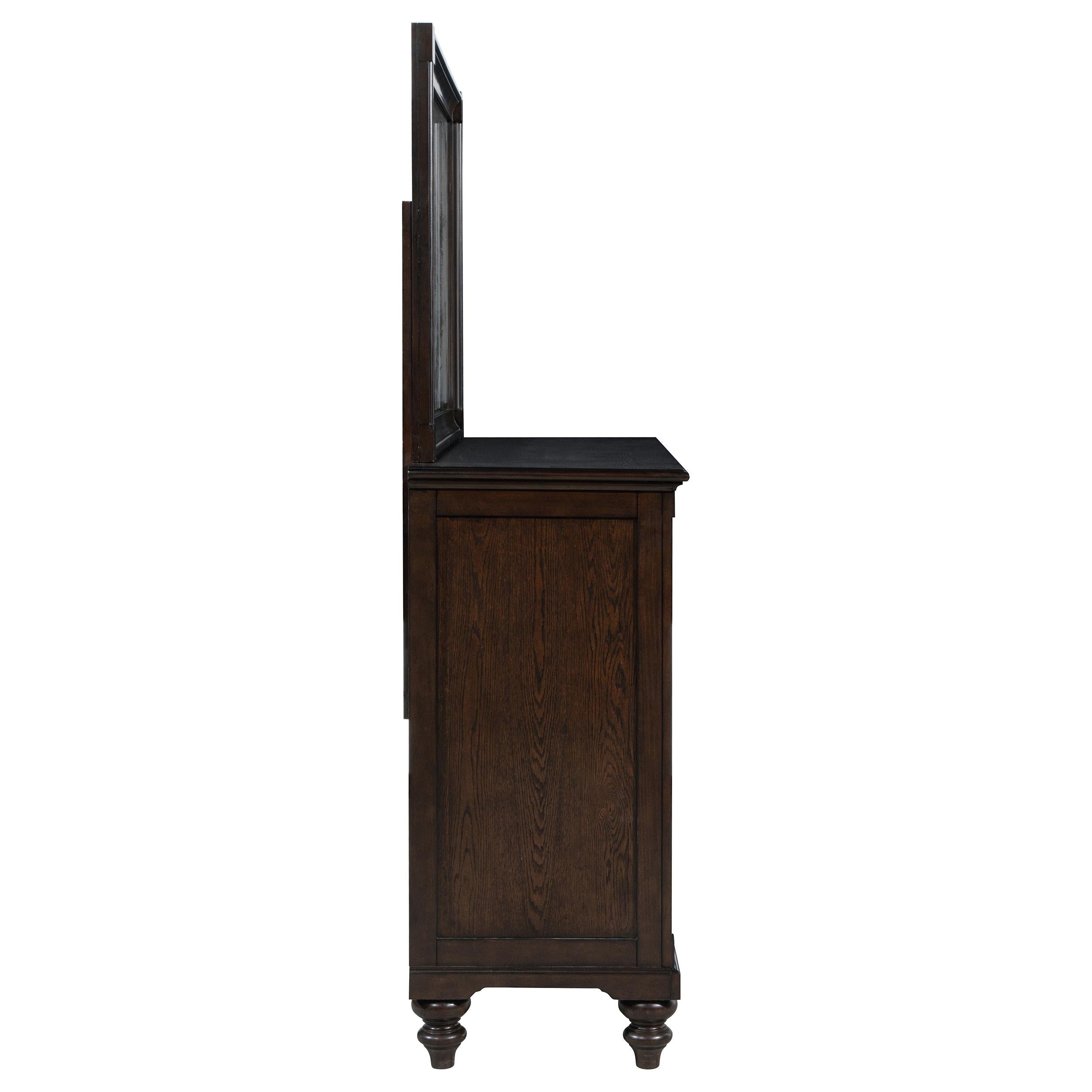Coaster Furniture Andover 223633M 8-Drawer Dresser and Mirror - Dark Oak IMAGE 8