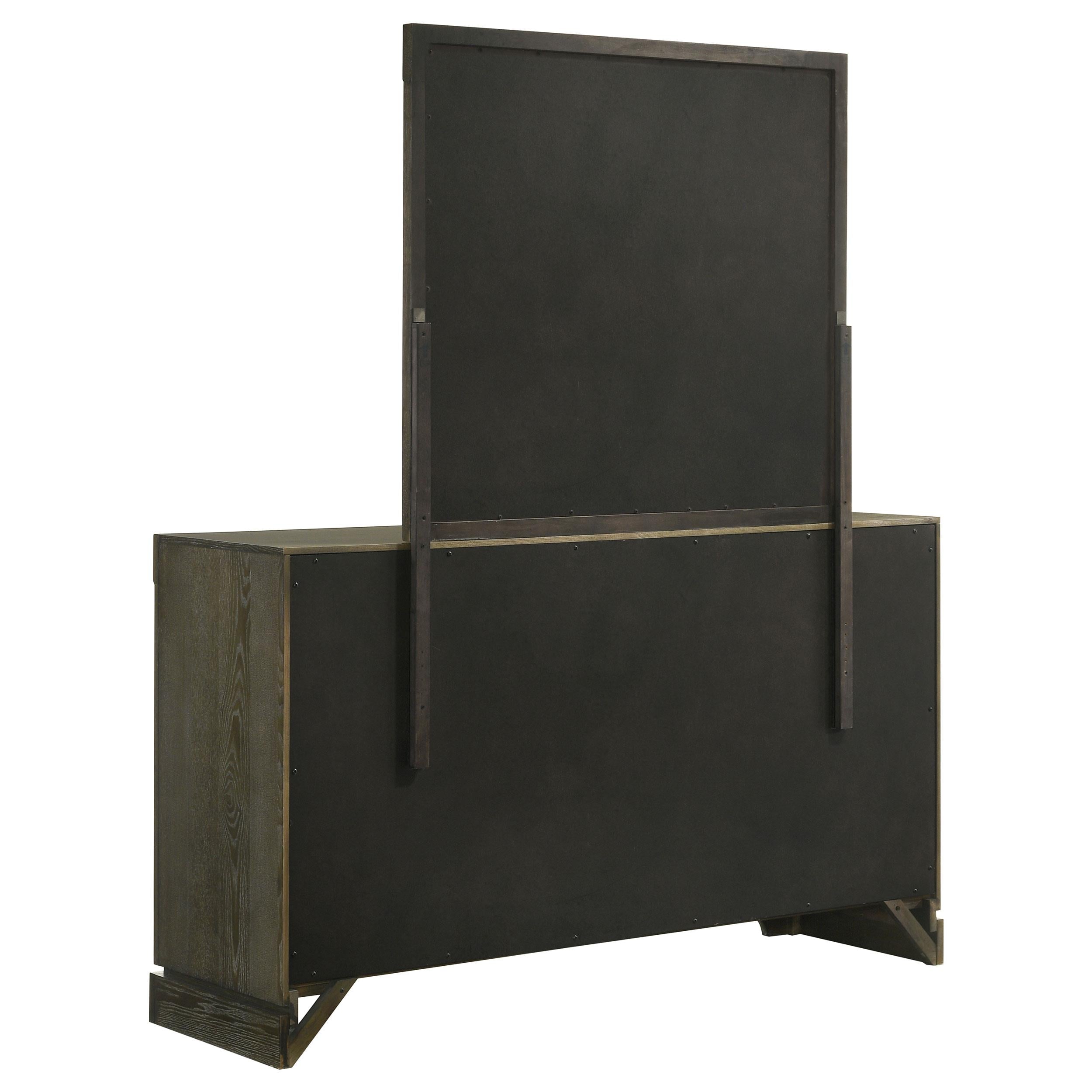 Coaster Furniture Gran Park 224933M 6-Drawer Dresser and Mirror - Dark Cocoa IMAGE 5