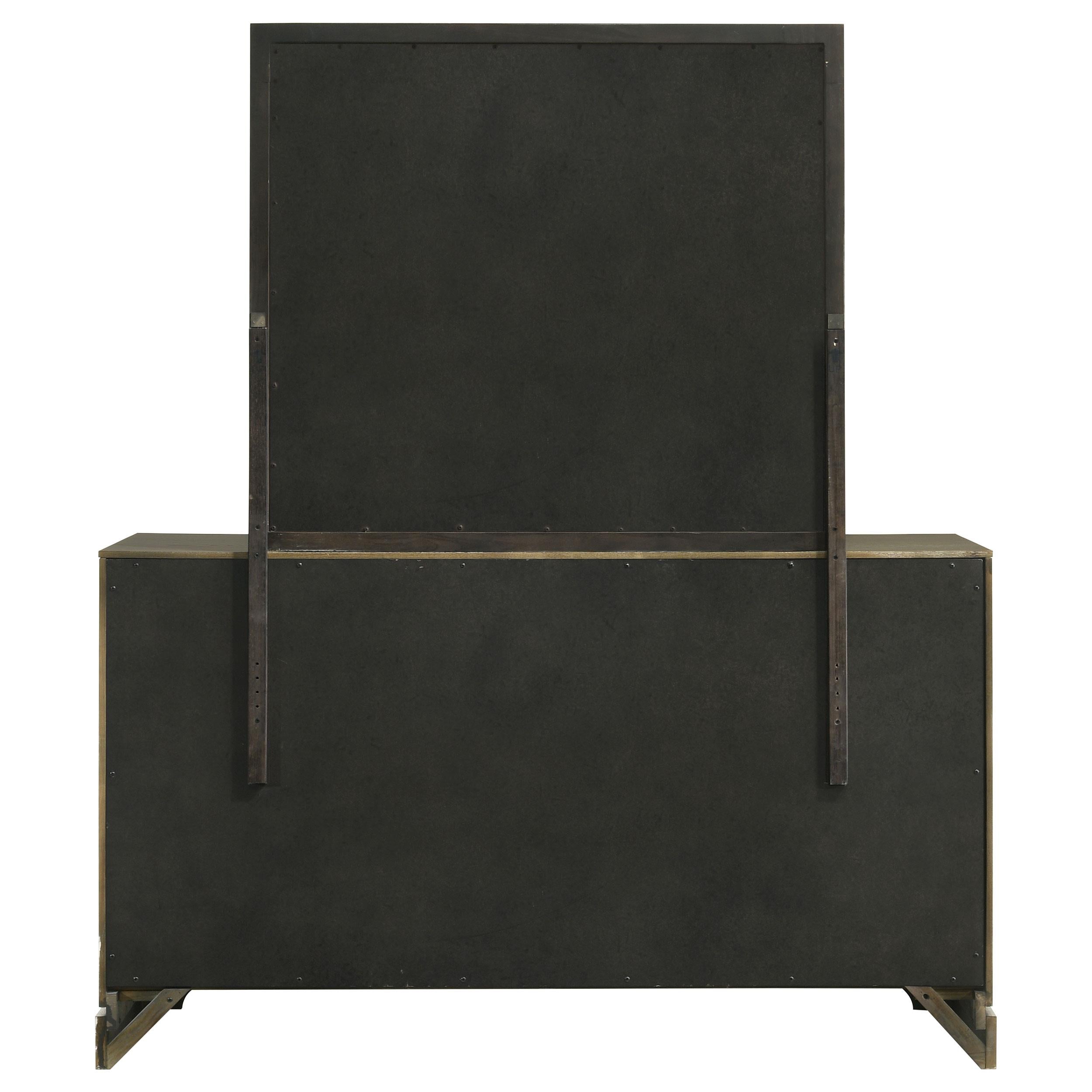 Coaster Furniture Gran Park 224933M 6-Drawer Dresser and Mirror - Dark Cocoa IMAGE 6