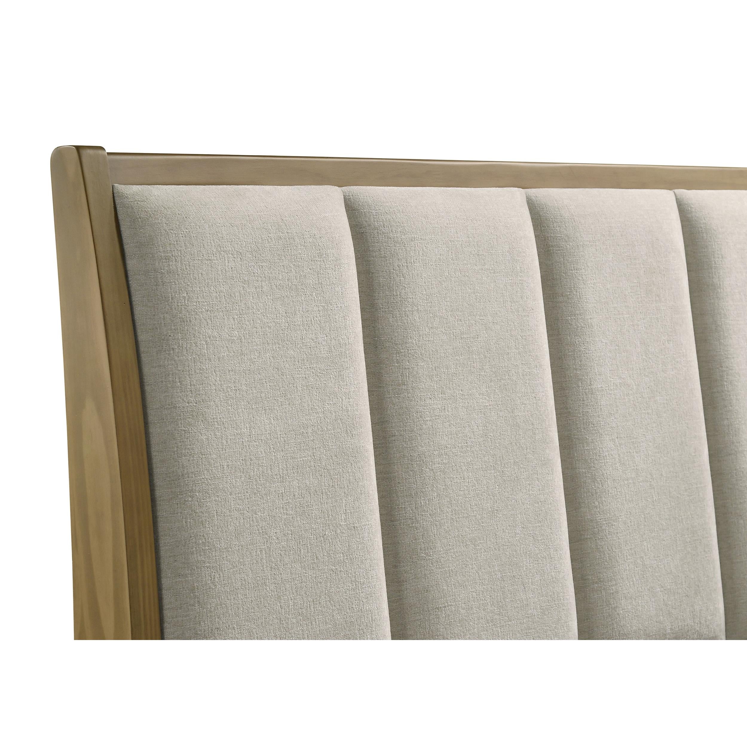 Coaster Furniture Granada 224921Q Upholstered Queen Panel Bed - Natural Pine IMAGE 6