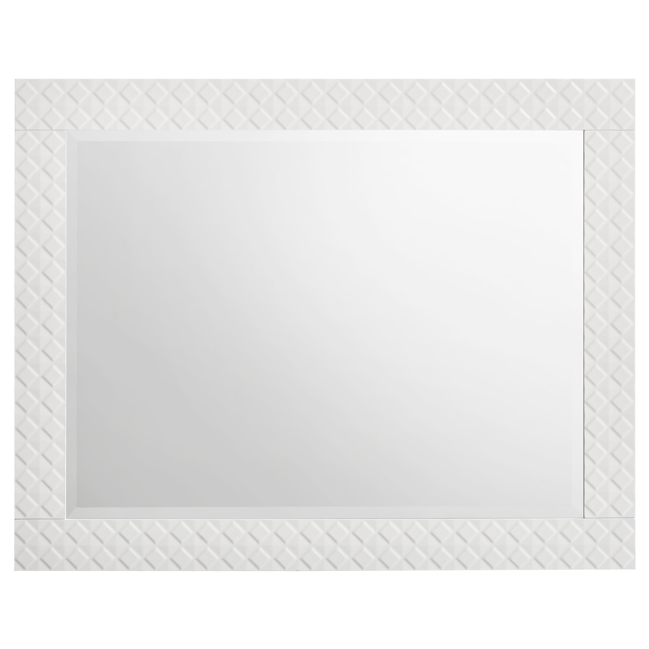 Coaster Furniture Ives 224944 Dresser Mirror - White High Gloss IMAGE 2