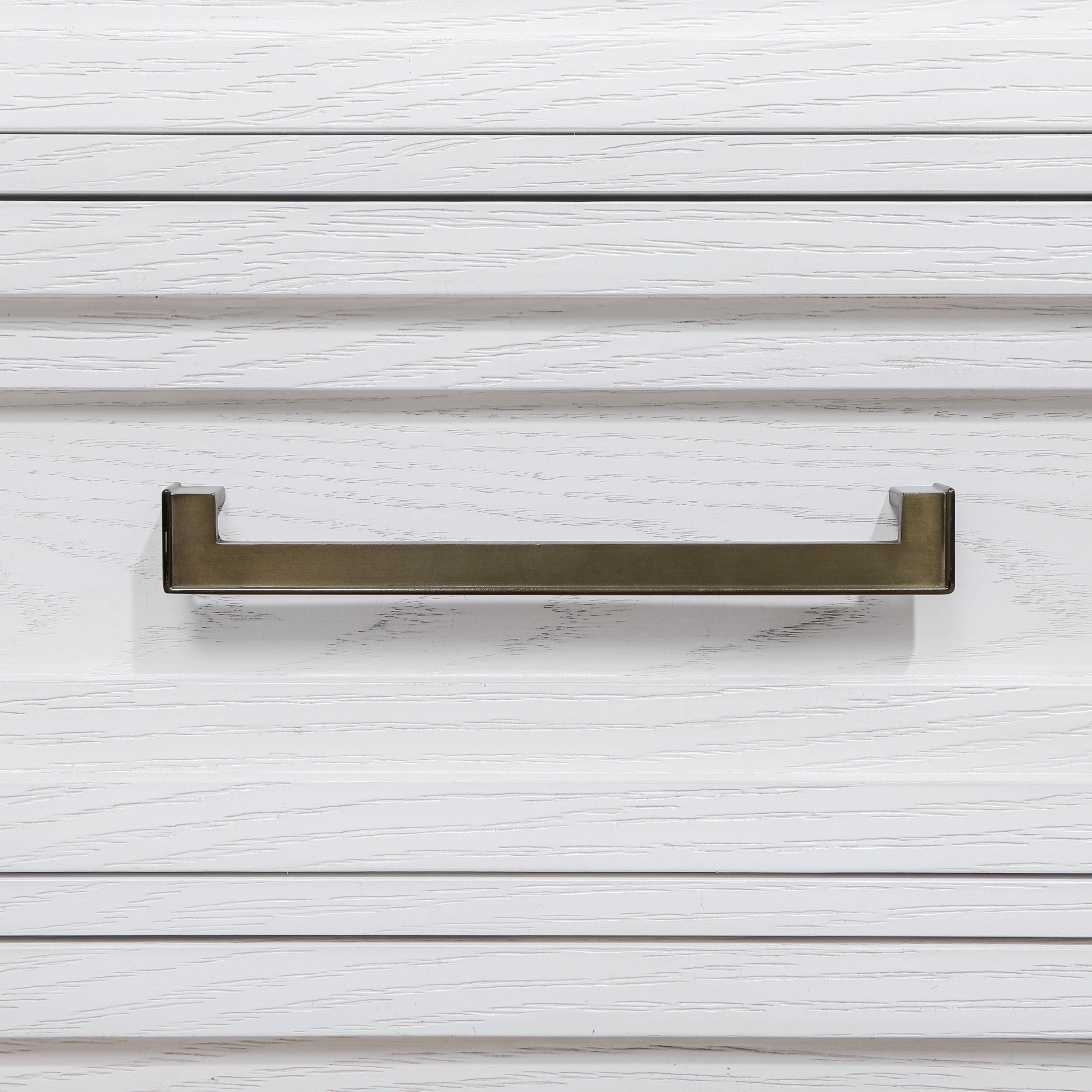 Coaster Furniture Marielle 224843M 6-Drawer Dresser with Mirror - Distressed White IMAGE 12