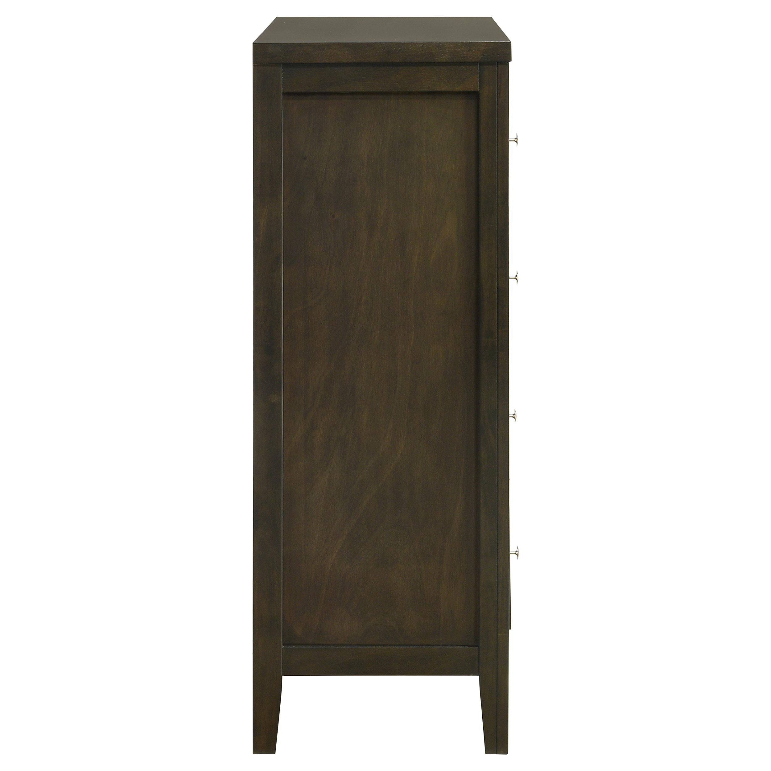 Coaster Furniture Wilkes 224425 4-Drawer Chest of Drawers - Dark Cocoa IMAGE 8