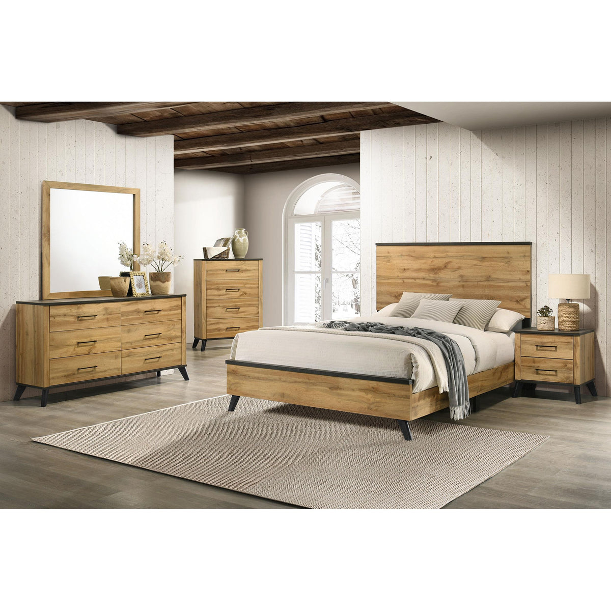 Kaywood Queen Panel Bed 225001Q