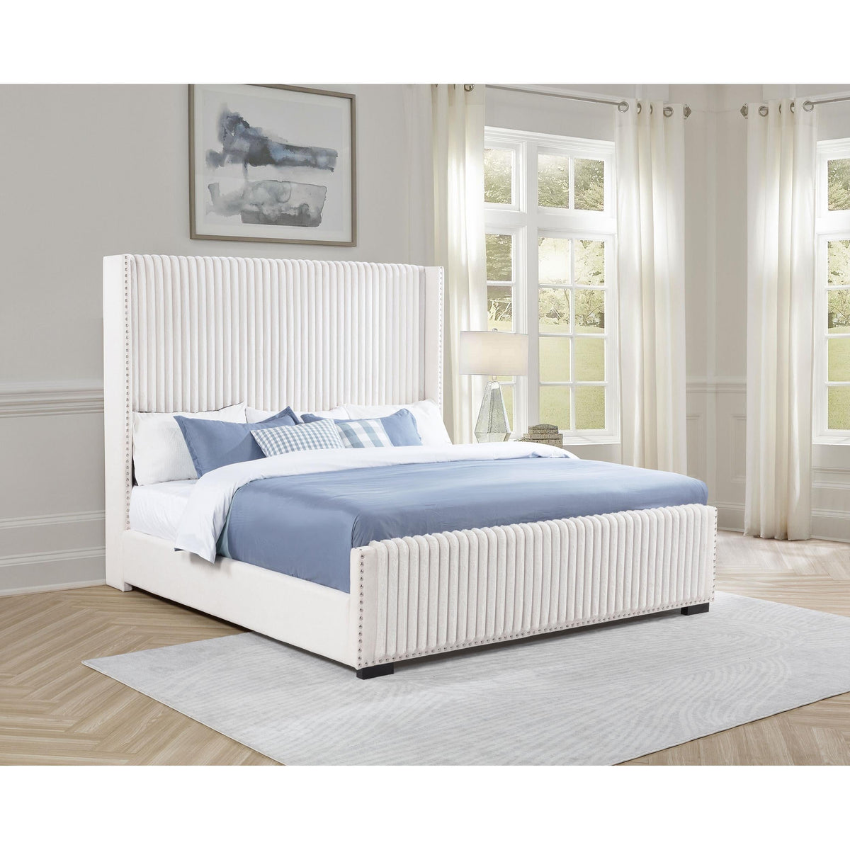 Natasha King Upholstered Bed 306051KE